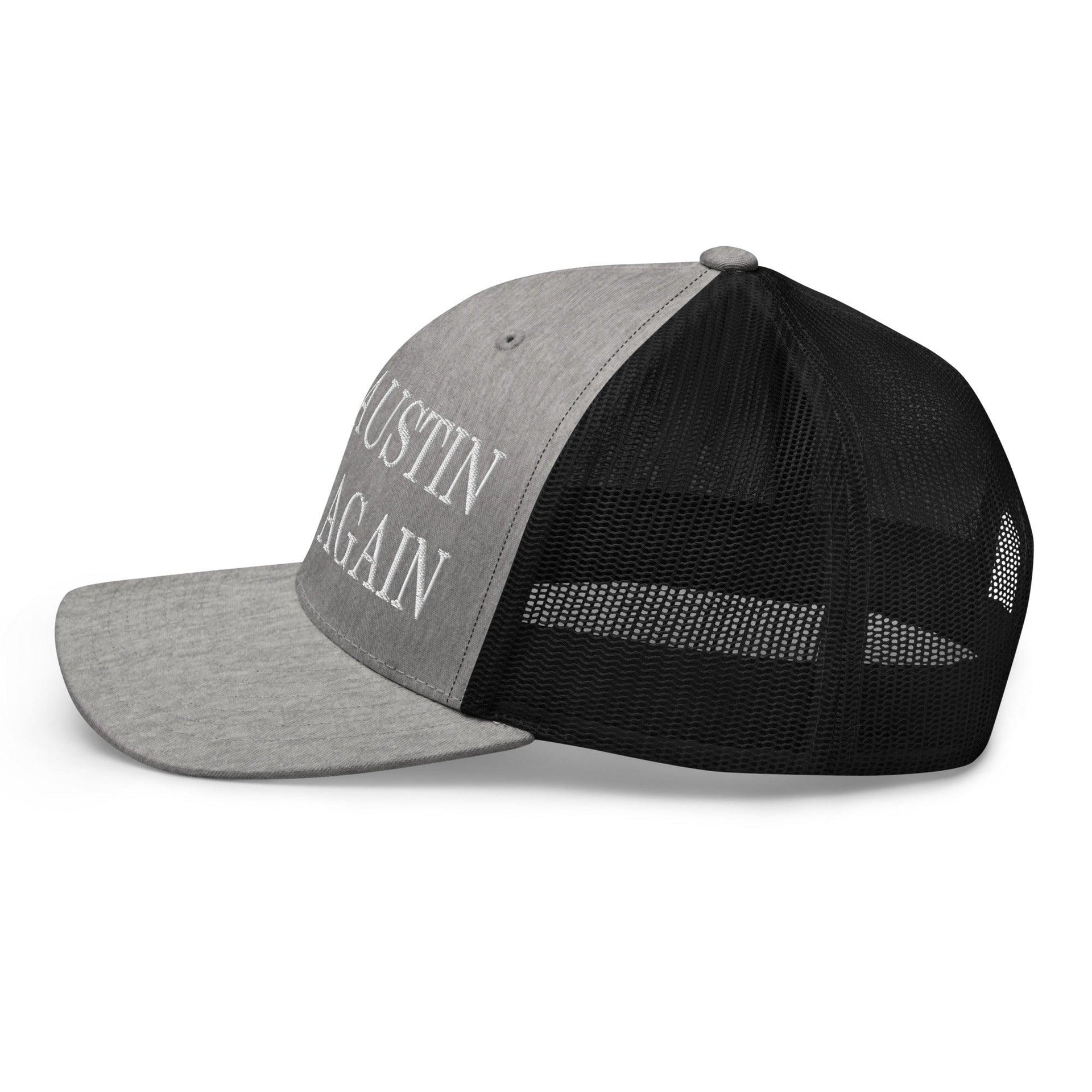 Make Austin Weird Again Embroidered Mesh Trucker Hat Capital Crowns Make Again Trucker Hats