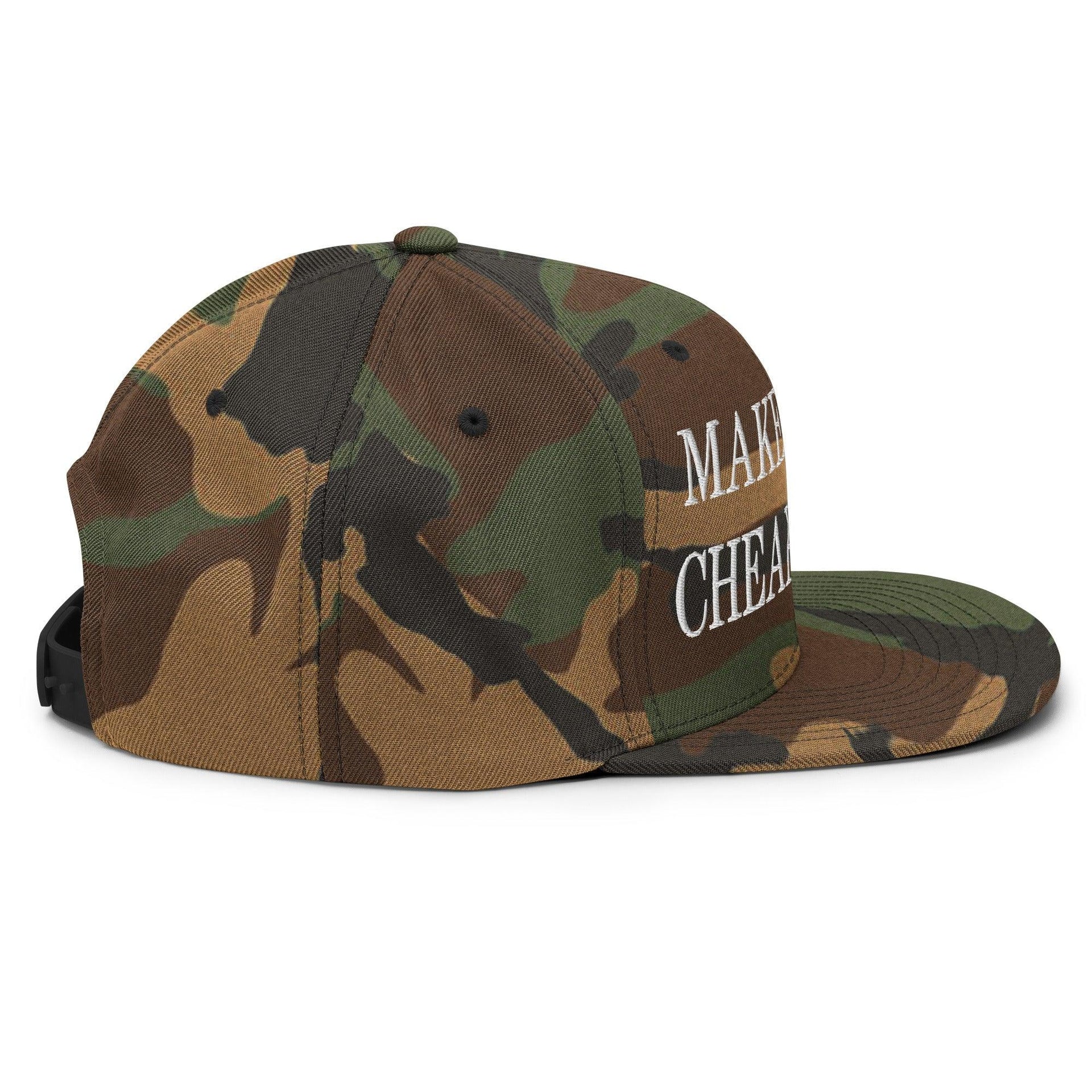 Make Bacon It Again Embroidered Flat Bill Brim Snapback Hat Capital Crowns Make Again Snapback Hats