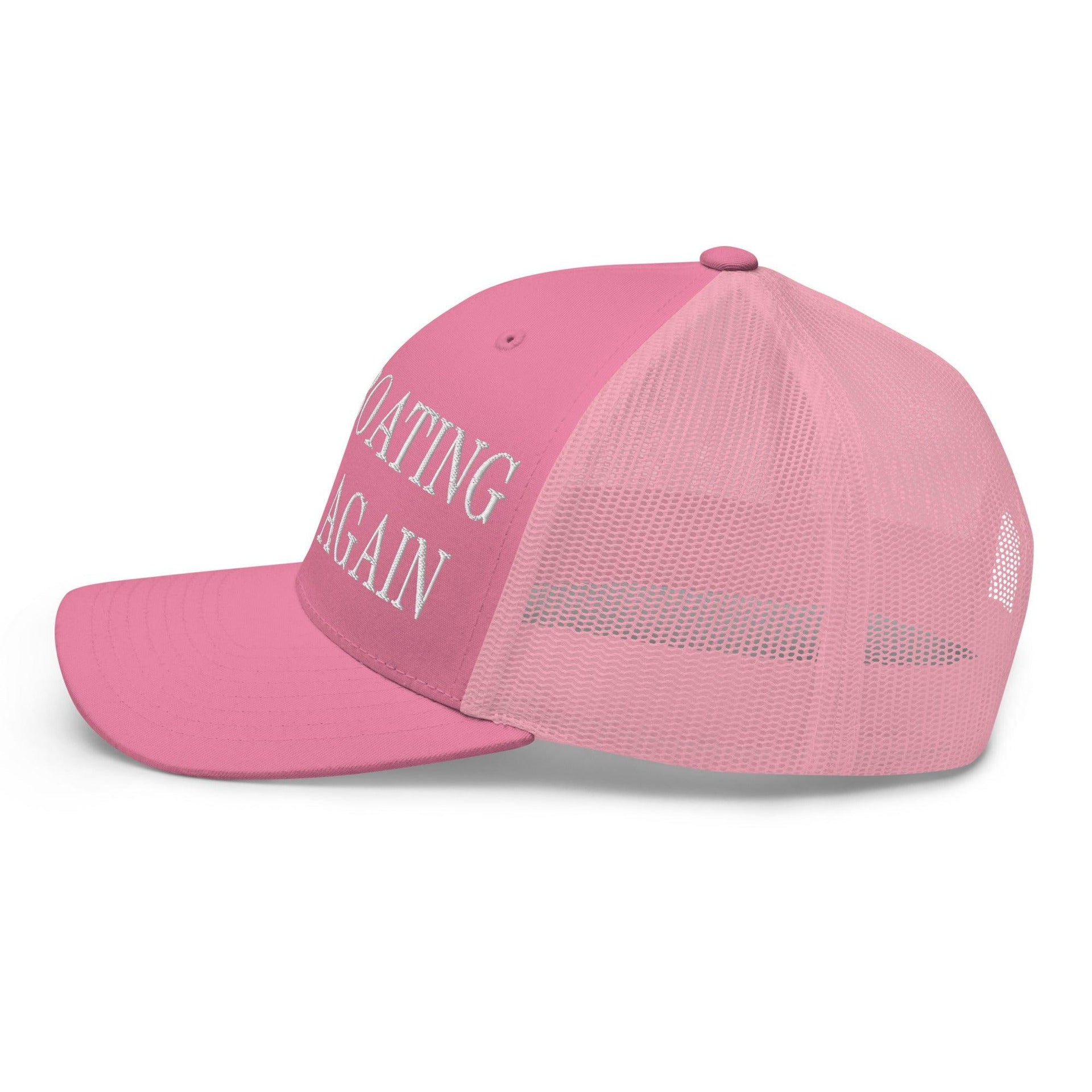 Make Boating Great Again Embroidered Mesh Trucker Hat Capital Crowns LADs Make Again Trucker Hats
