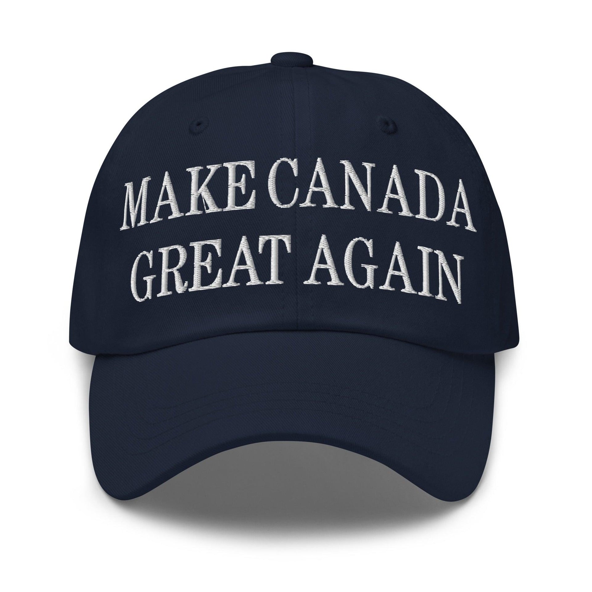 Make C Great Again Embroidered Dad Hat Navy Canada Capital Crowns Dad Hats LADs Make Again