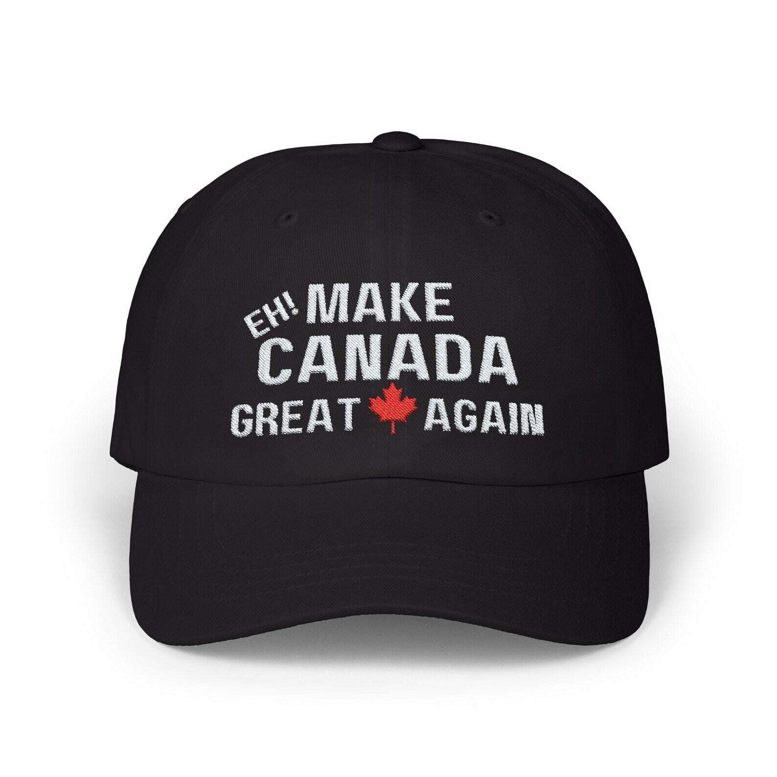 Make Canada Great Again Cap - Classic Dad Hat for Proud Canadians - Perfect Gift for Patriotic Supporters Black Canadian Pride Hat Classic Dad Hat Make Canada Great Again Proud Canadians Cap