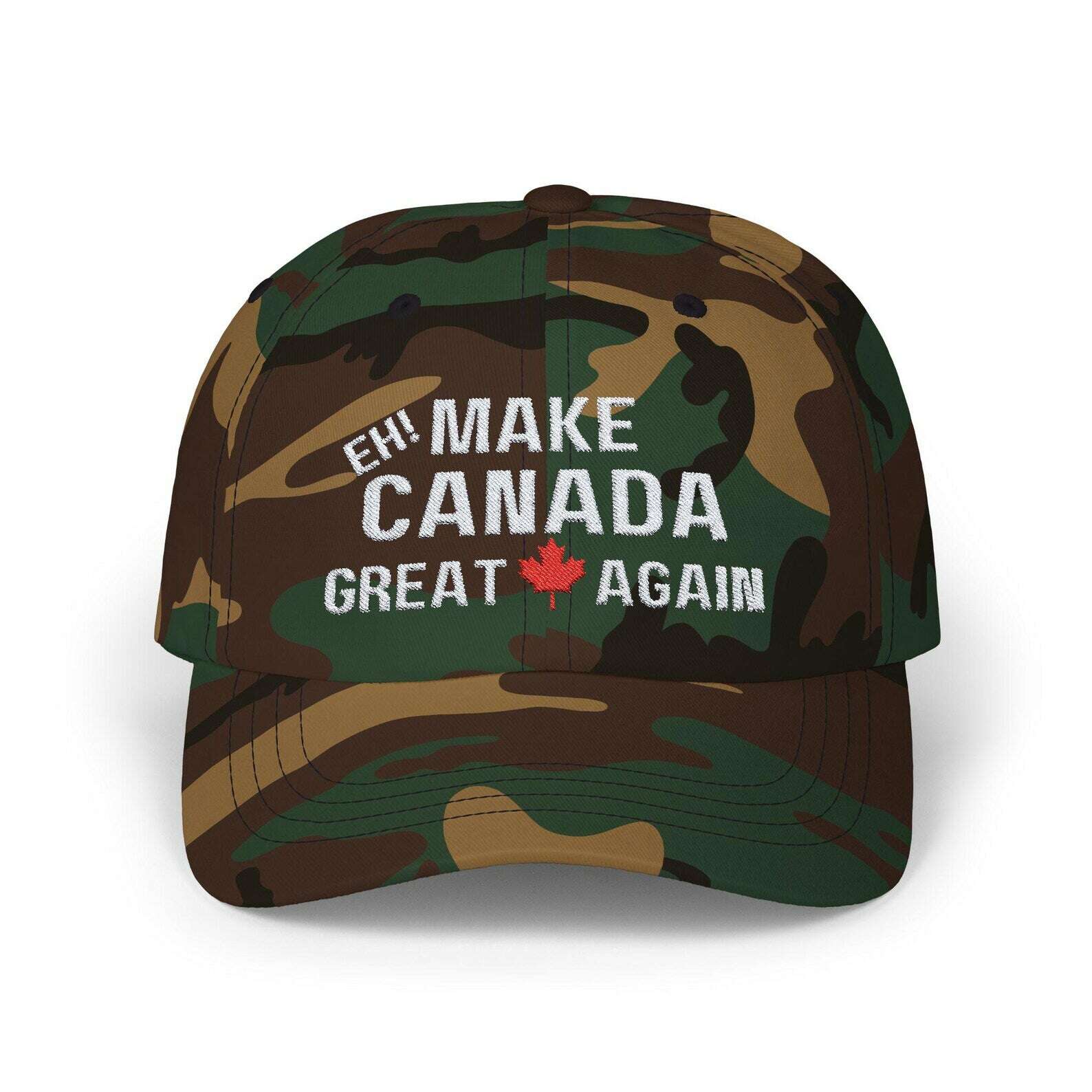 Make Canada Great Again Cap - Classic Dad Hat for Proud Canadians - Perfect Gift for Patriotic Supporters Camouflage Canadian Pride Hat Classic Dad Hat Make Canada Great Again Proud Canadians Cap