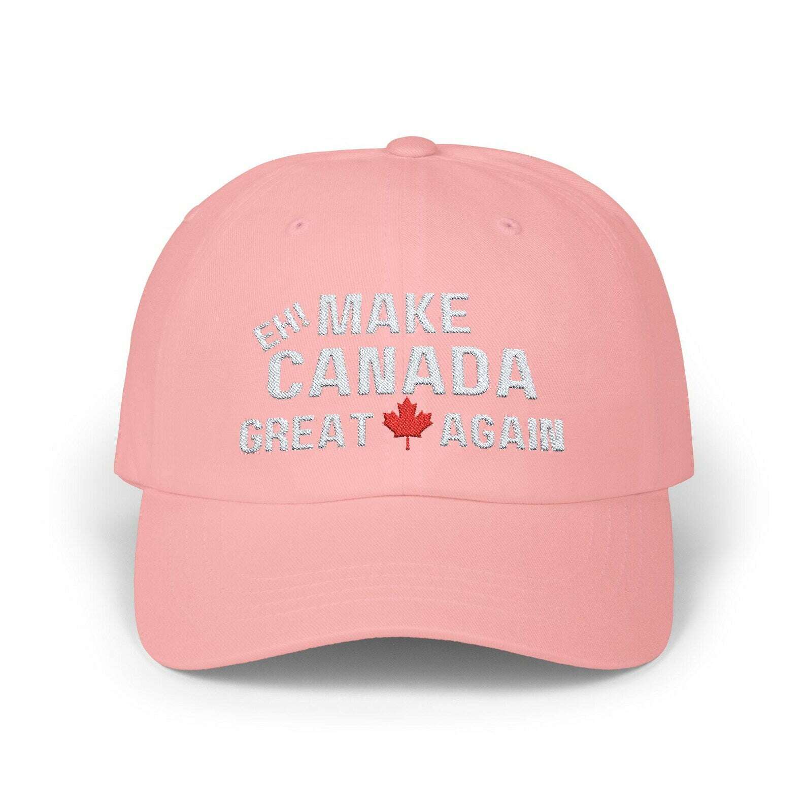 Make Canada Great Again Cap - Classic Dad Hat for Proud Canadians - Perfect Gift for Patriotic Supporters Pink Canadian Pride Hat Classic Dad Hat Make Canada Great Again Proud Canadians Cap