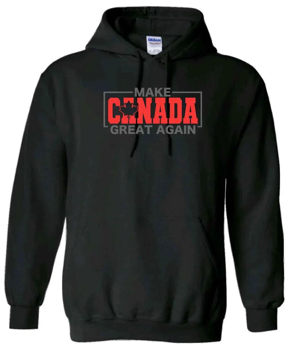 Make Canada Great Again Hooded Sweatshirt Black Canada LADs