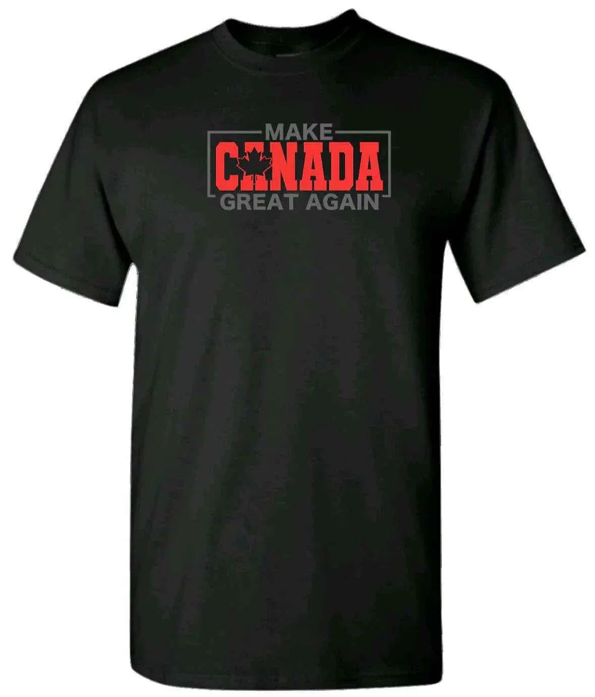 Make Canada Great Again T-Shirt Black Canada LADs