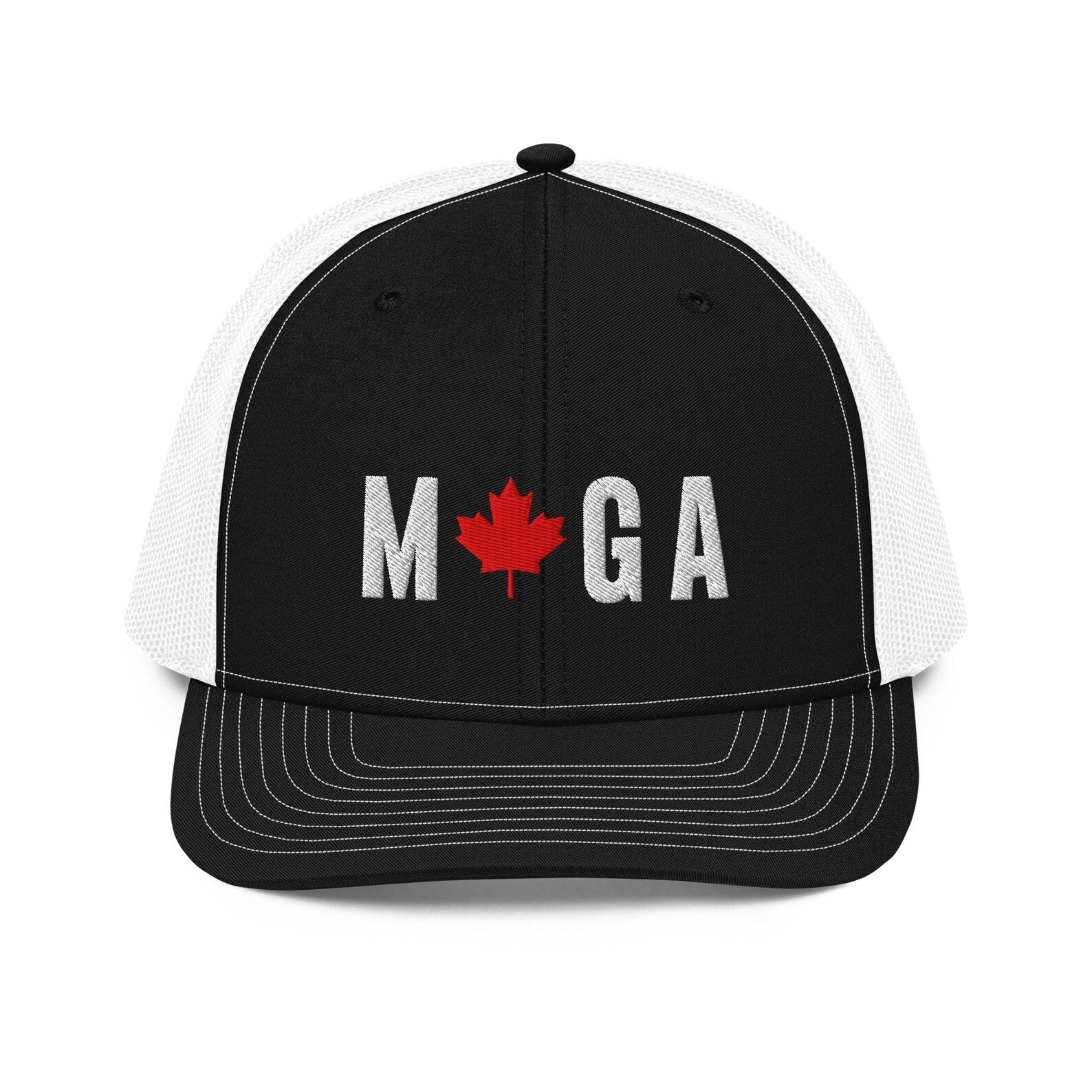 Make Canada Great Again Trucker Cap Canada Detail Embroidery made in canada Maga Make Canada Great Again MCGA