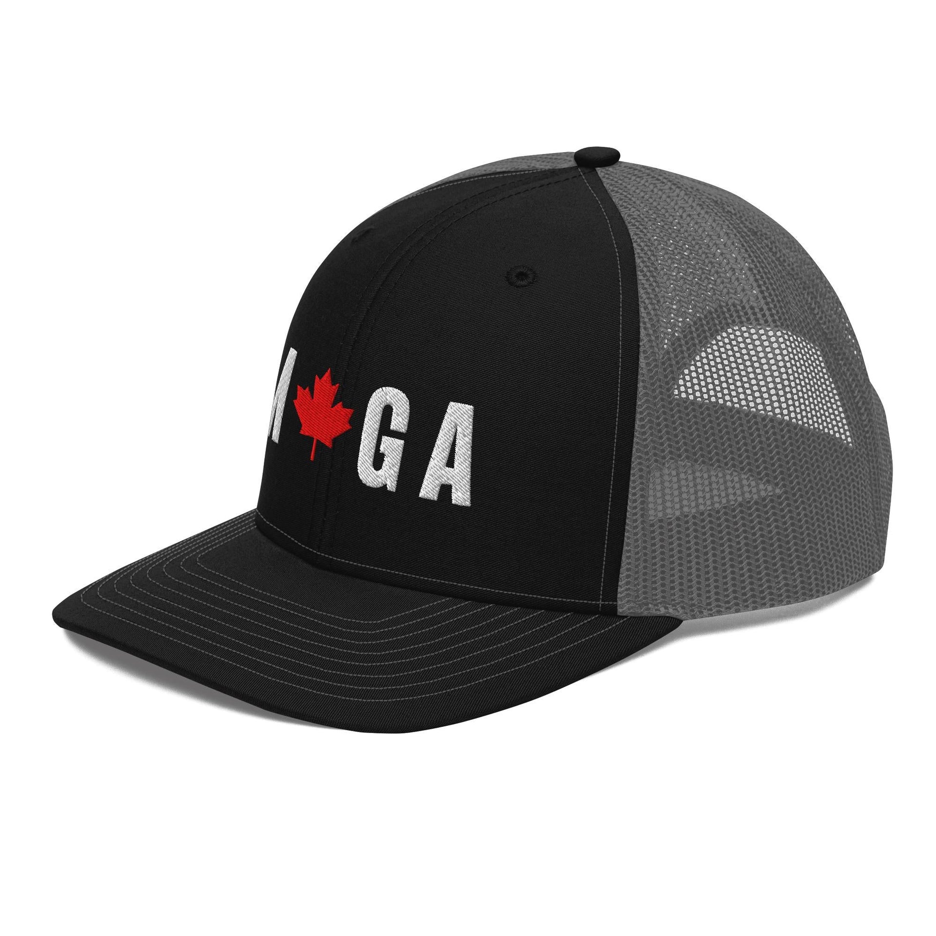 Make Canada Great Again Trucker Cap Canada Detail Embroidery made in canada Maga Make Canada Great Again MCGA