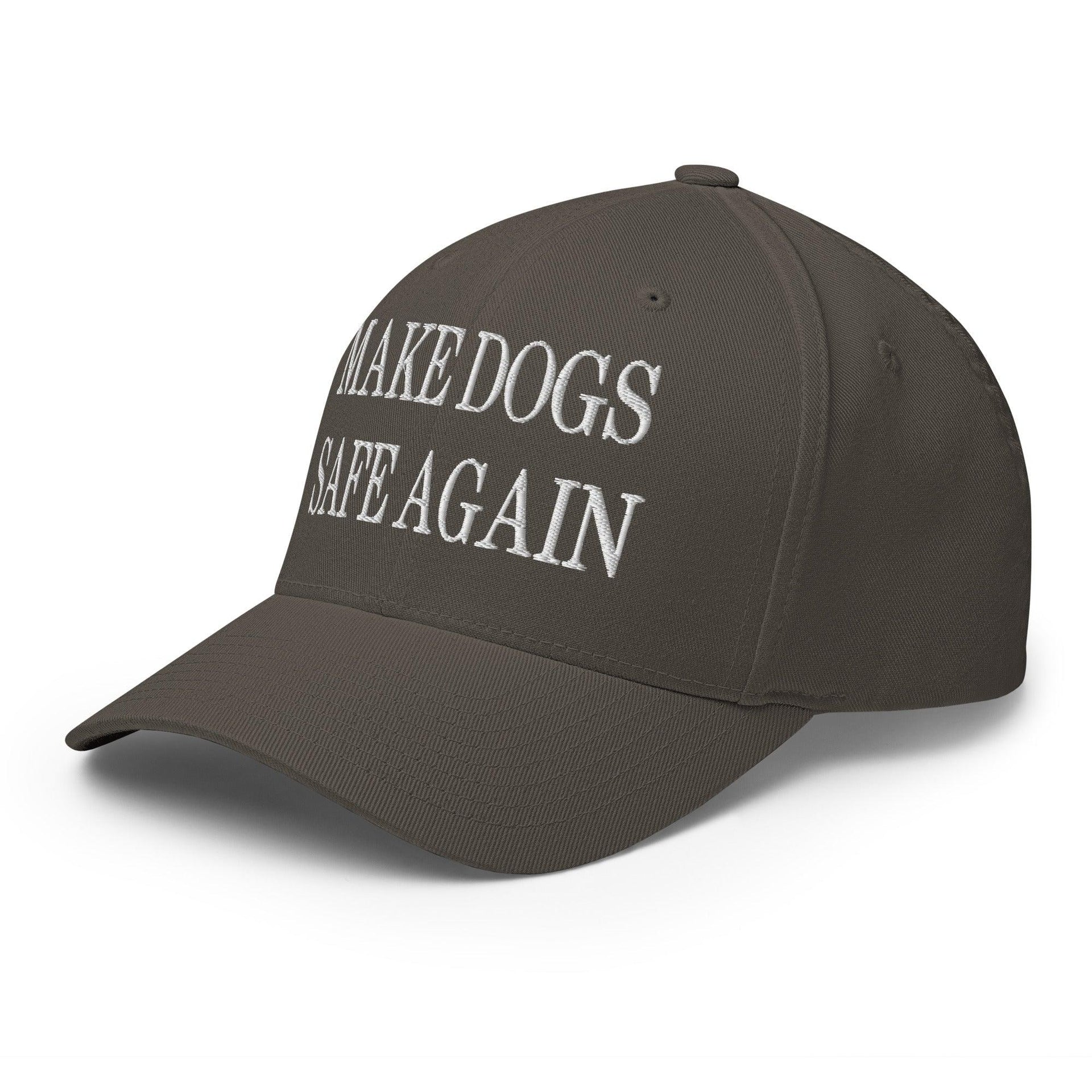 Make Dogs Safe Again Embroidered Stretch Fit Baseball Hat Capital Crowns Make Again Stretch Fit