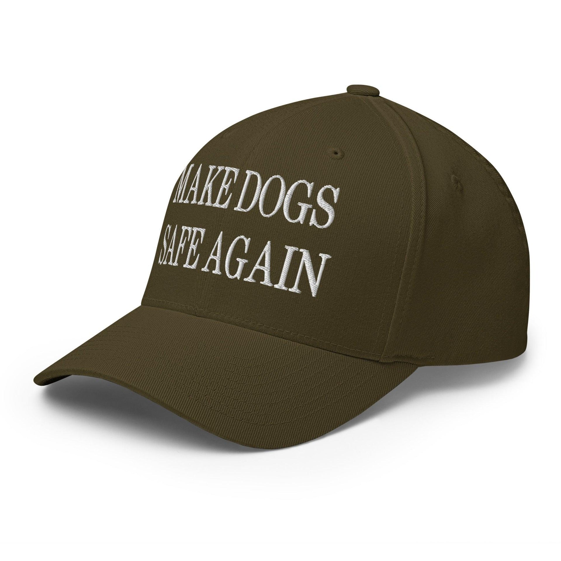 Make Dogs Safe Again Embroidered Stretch Fit Baseball Hat Capital Crowns Make Again Stretch Fit