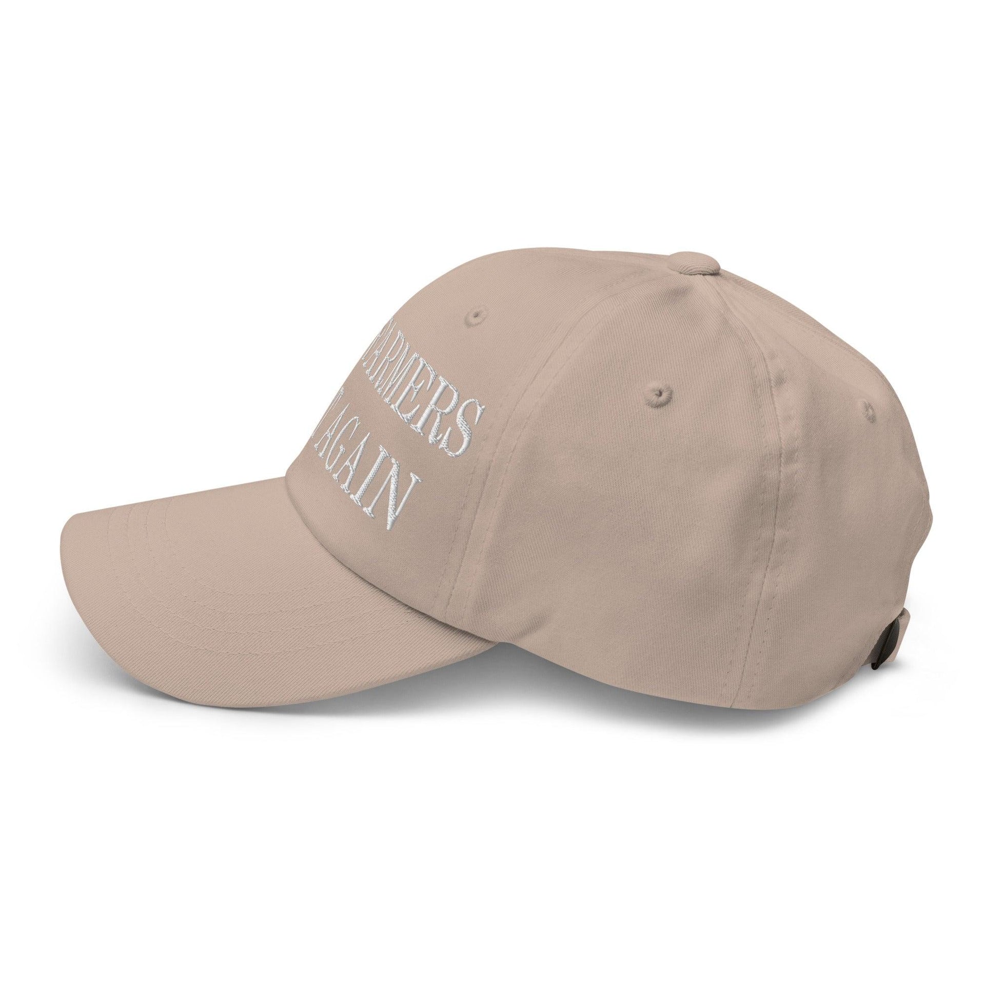Make Farmers Great Again Embroidered Dad Hat Capital Crowns Dad Hats LADs Make Again