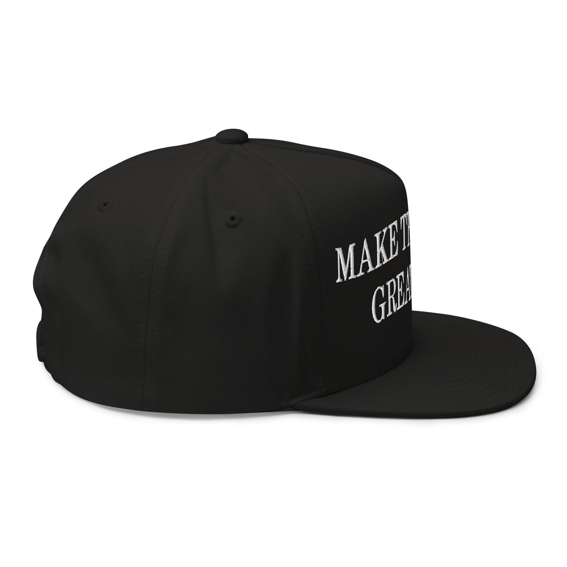 Make Them Great Again Embroidered 5 Panel Flat Bill Brim Snapback Hat Capital Crowns Football Make Again Snapback Hats