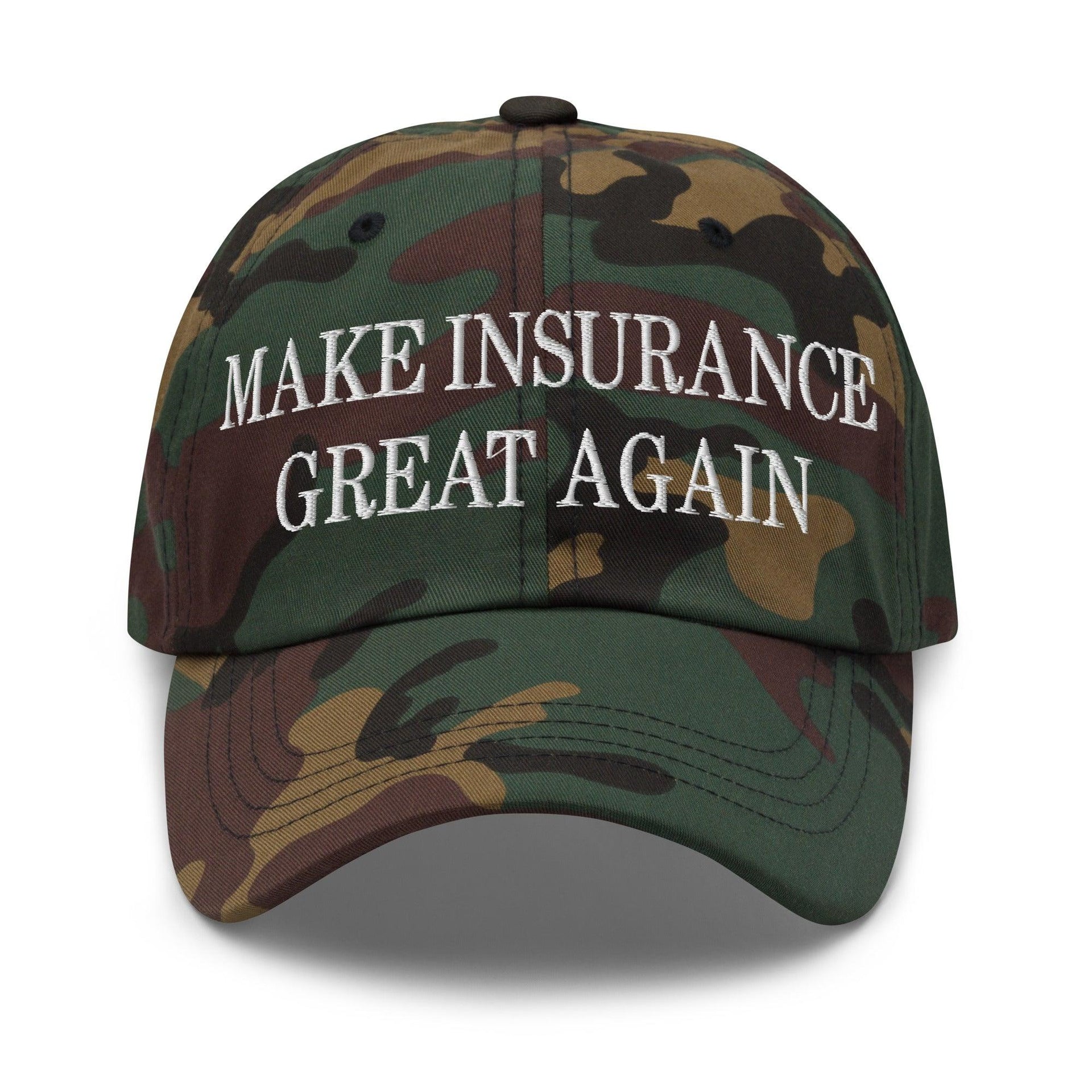 Make It Great Again Embroidered Dad Hat Green Camo Capital Crowns Dad Hats Make Again