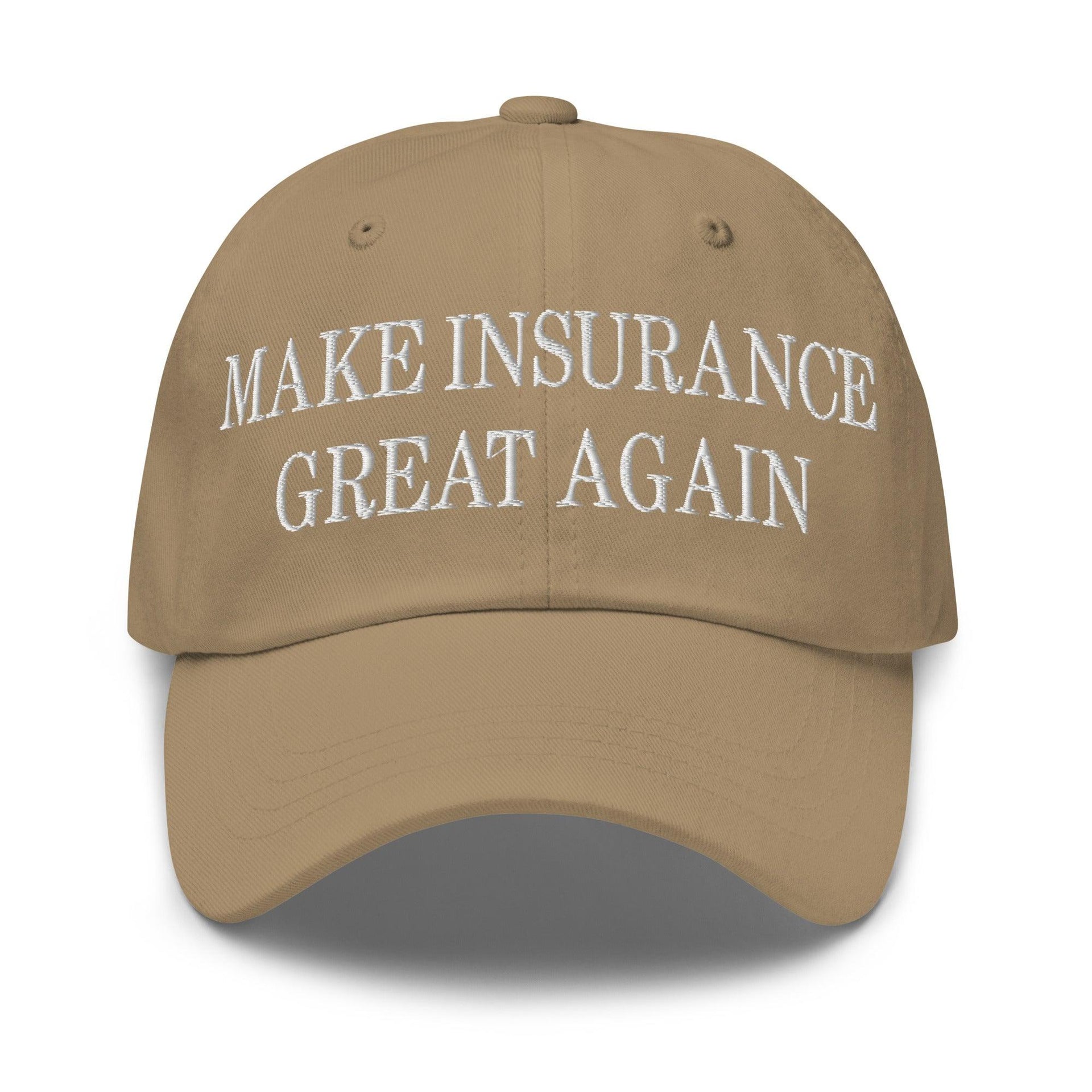 Make It Great Again Embroidered Dad Hat Khaki Capital Crowns Dad Hats Make Again