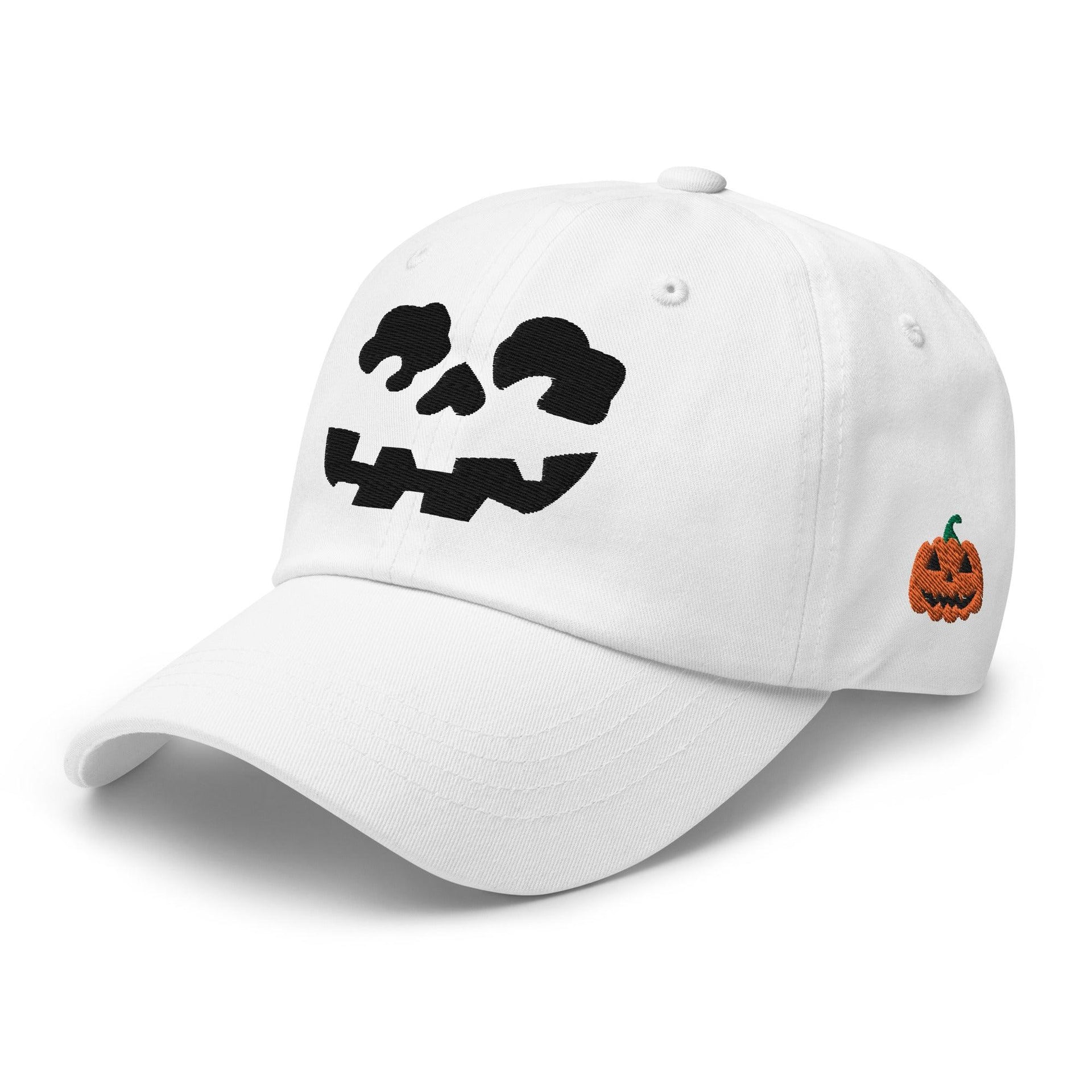 Make Us Great Again MAGA Skull Halloween Dad Hat Capital Crowns Conservative Dad Hats Halloween LADs Make Again Trump Halloween White