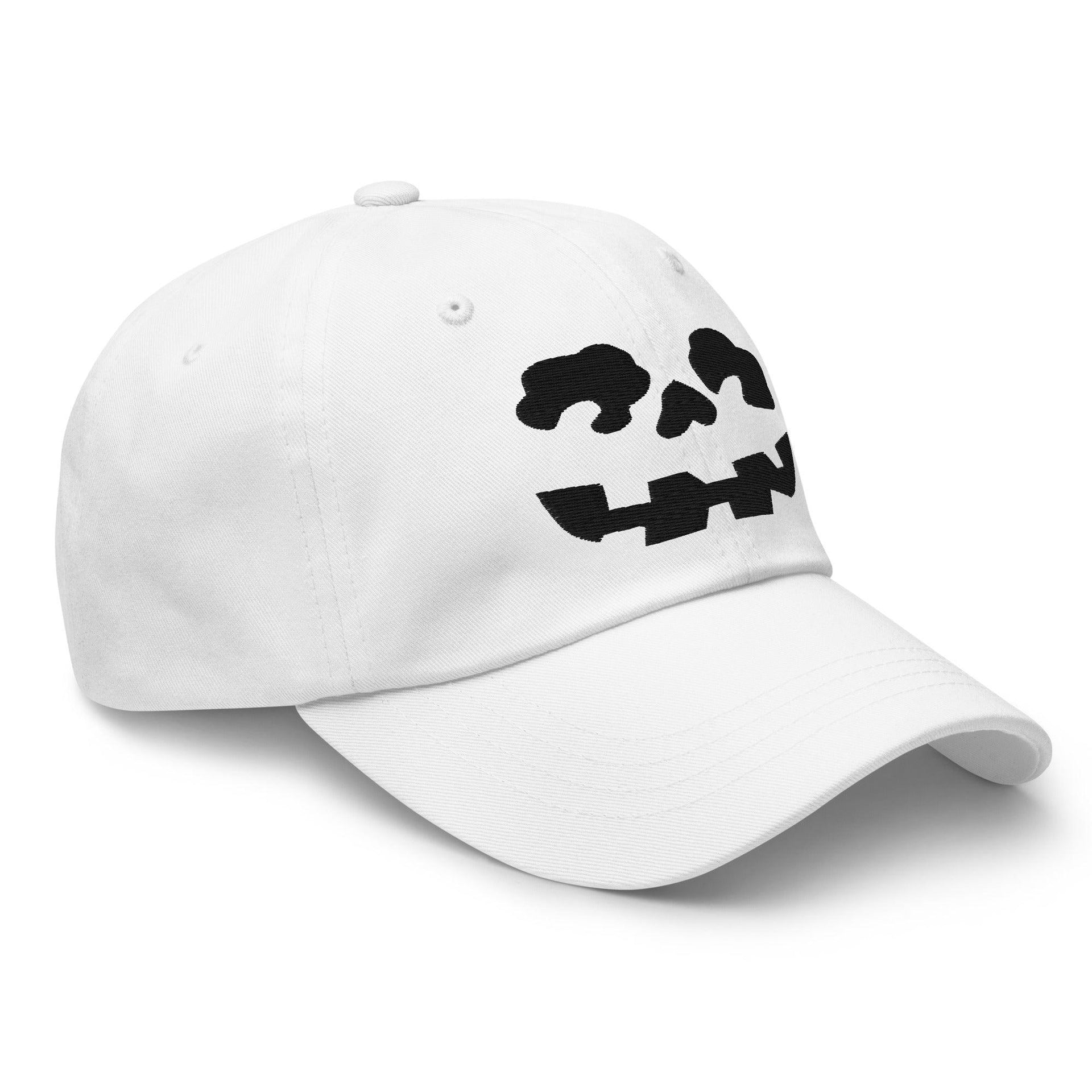 Make Us Great Again MAGA Skull Halloween Dad Hat Capital Crowns Conservative Dad Hats Halloween LADs Make Again Trump Halloween White