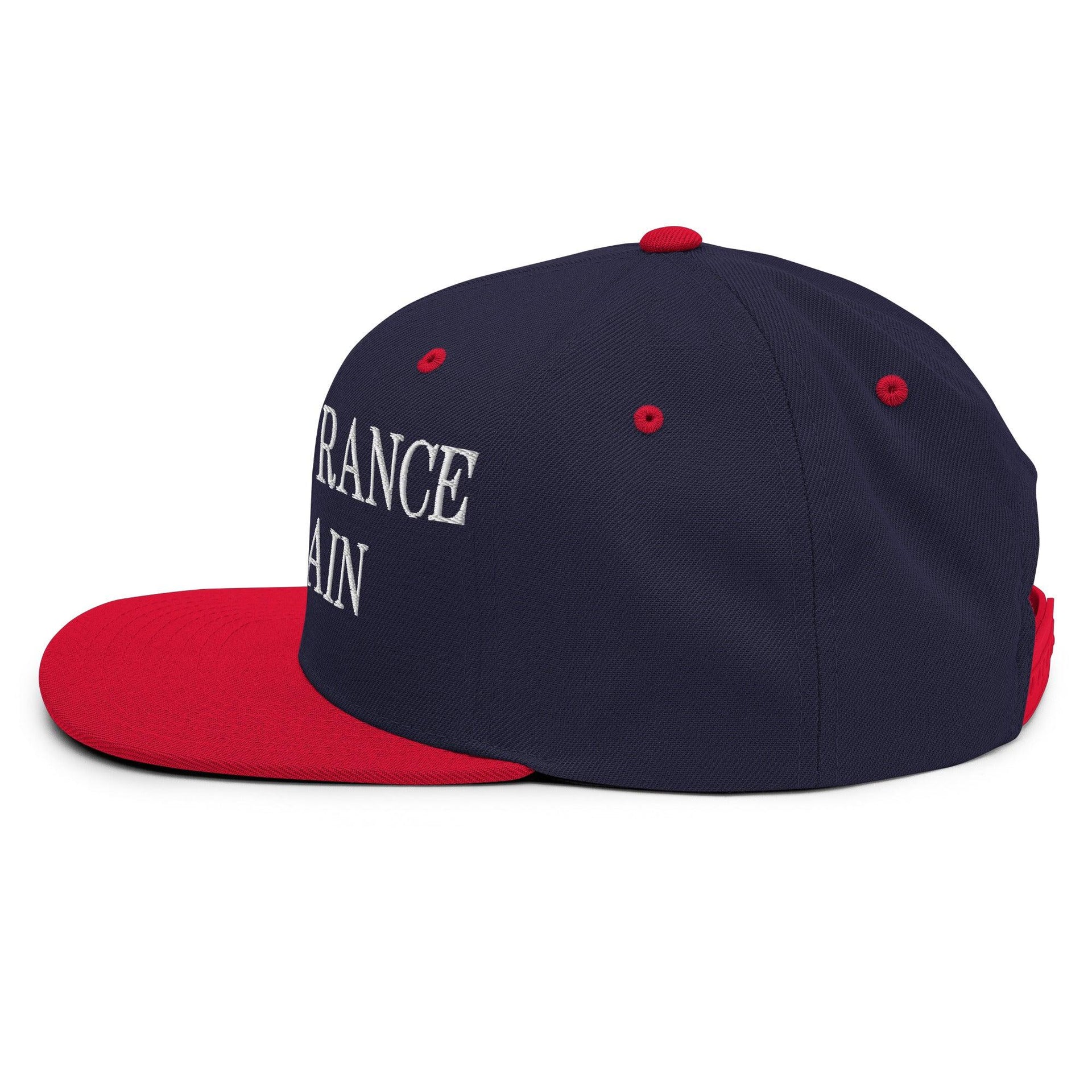 Make Insurance Pay Again Embroidered Flat Bill Brim Snapback Hat Capital Crowns LADs Make Again Snapback Hats