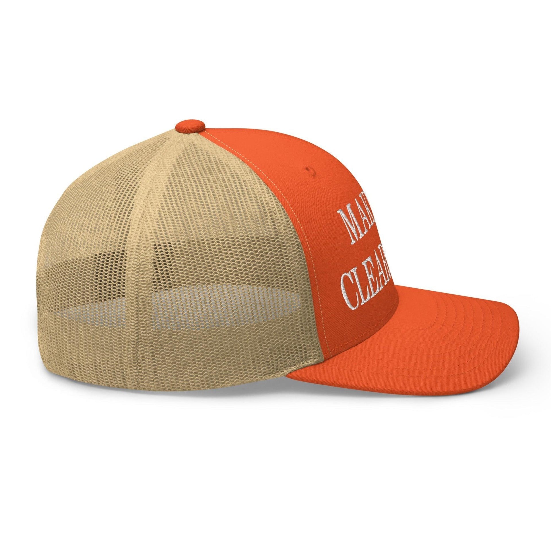 Make IPA Clear Again Embroidered Mesh Trucker Hat Capital Crowns Make Again Trucker Hats