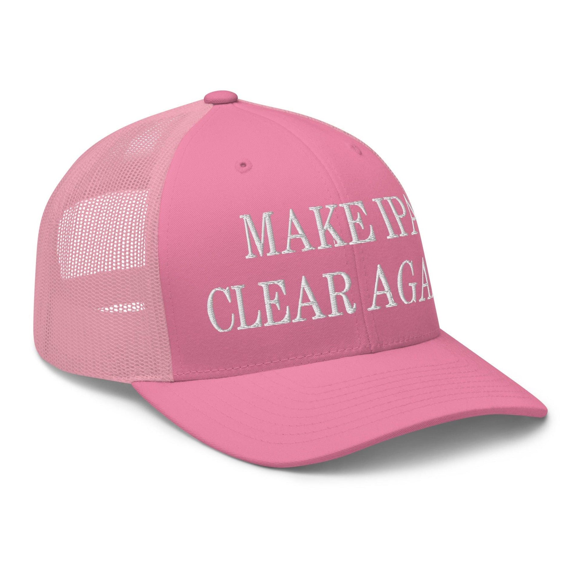 Make IPA Clear Again Embroidered Mesh Trucker Hat Capital Crowns Make Again Trucker Hats