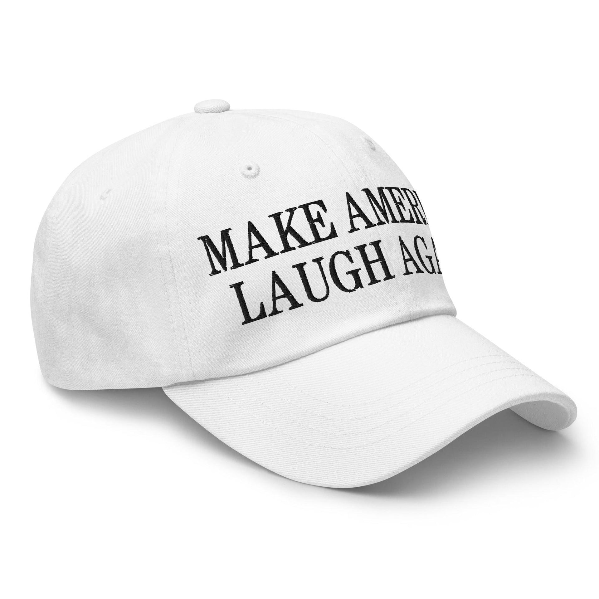 Make Us Laugh Again Dad Hat Capital Crowns Dad Hats LADs Liberal Make Again