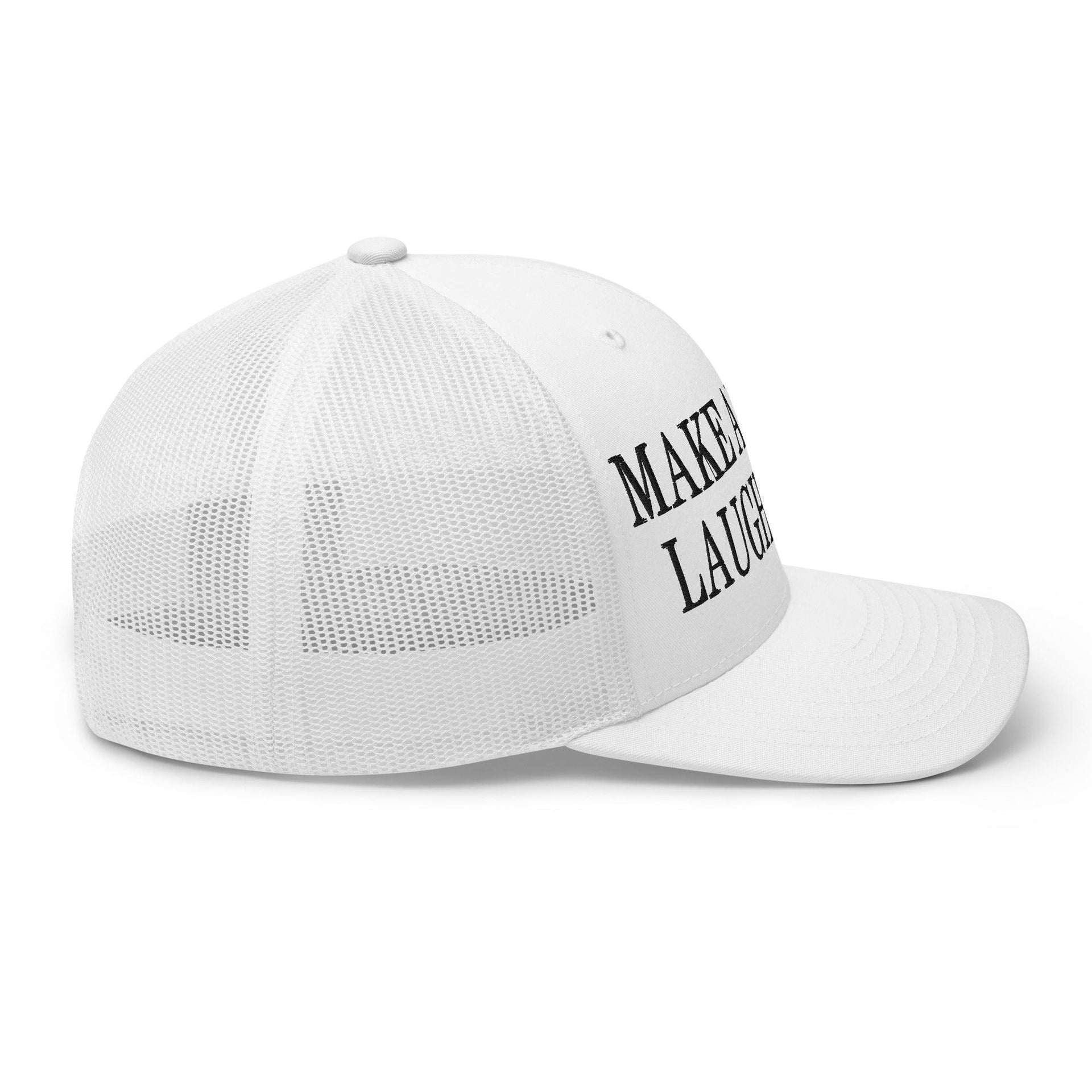 Make Us Laugh Again Mesh Trucker Hat Capital Crowns LADs Liberal Make Again Trucker Hats