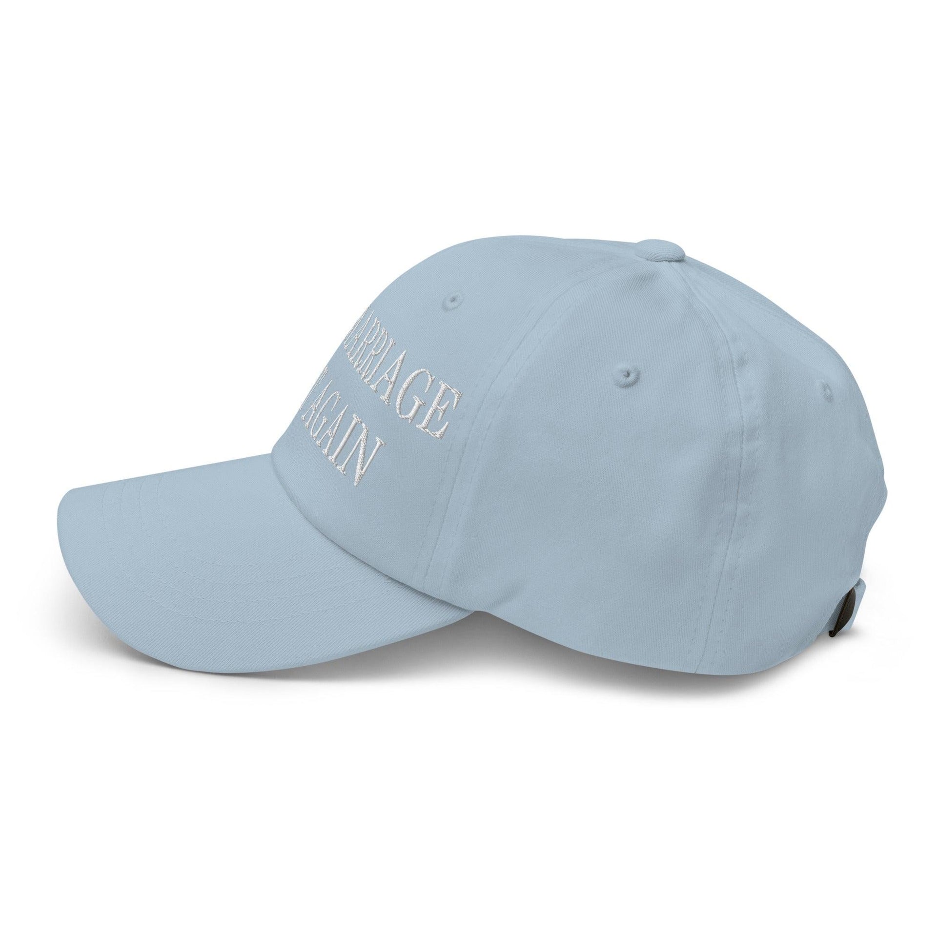 Make Marriage Great Again Embroidered Dad Hat Capital Crowns Dad Hats LADs Make Again