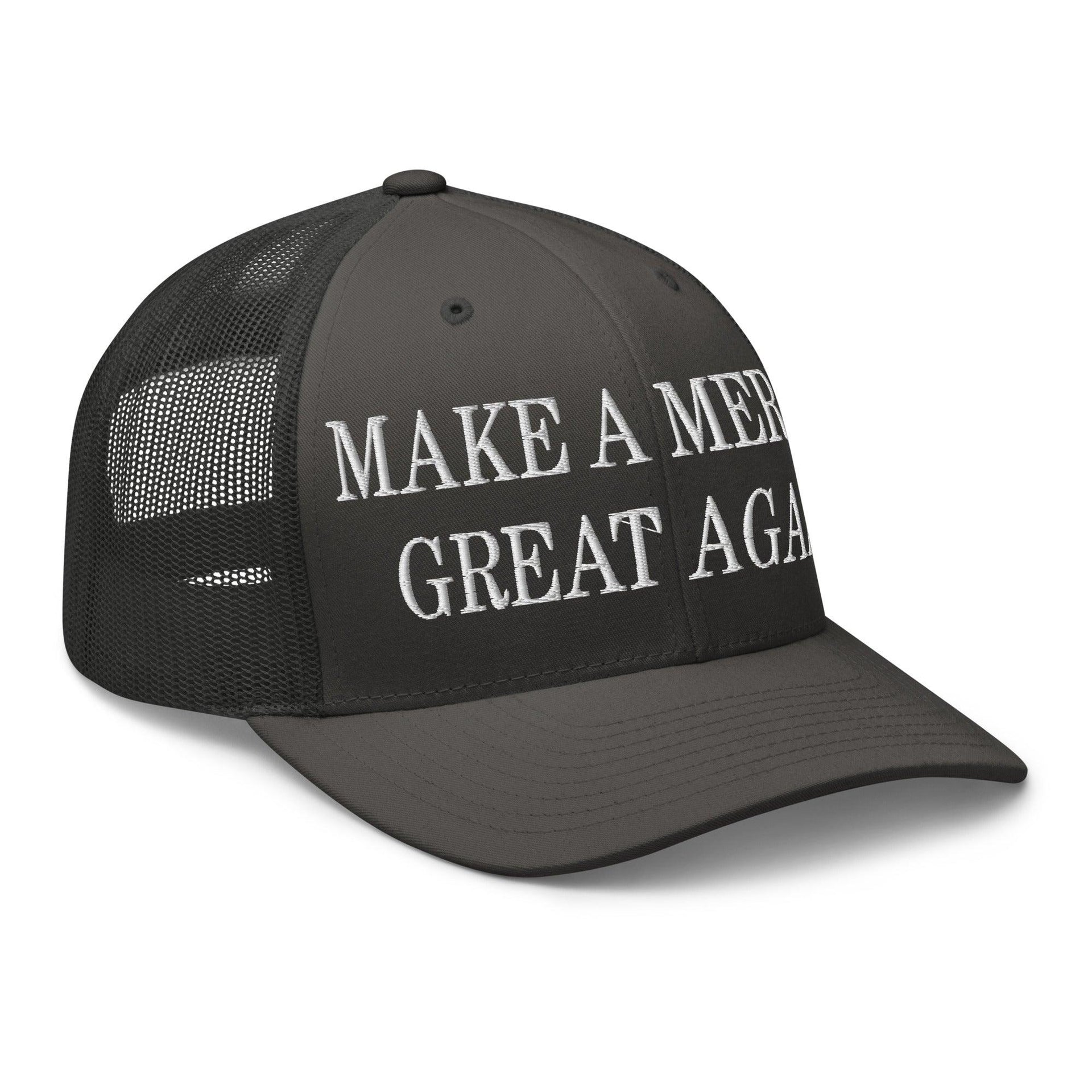 Make A Merkin Great Again Embroidered Mesh Trucker Hat Capital Crowns LADs Make Again Trucker Hats