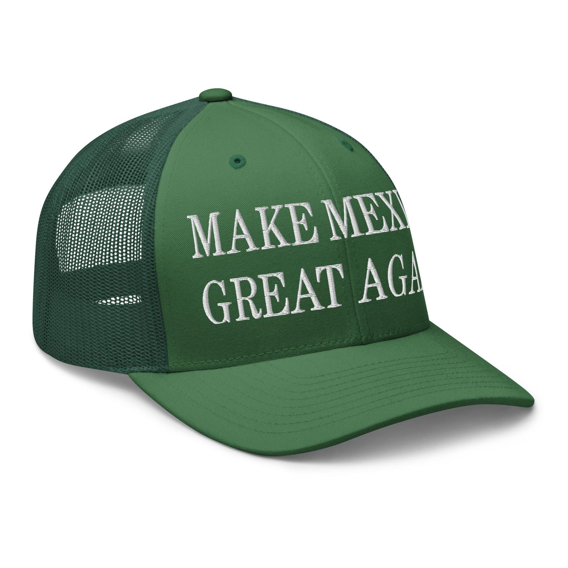 Make Mexico Great Again Embroidered Mesh Trucker Hat Capital Crowns LADs Make Again Trucker Hats