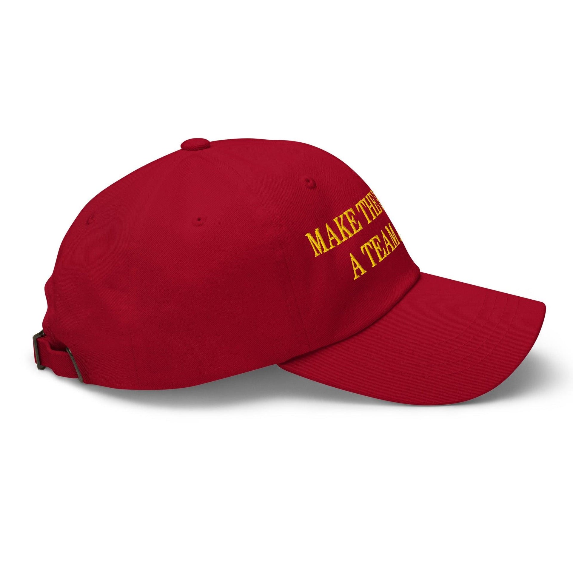 Make The Redskins a Team Again Embroidered Dad Hat Capital Crowns Dad Hats LADs Make Again