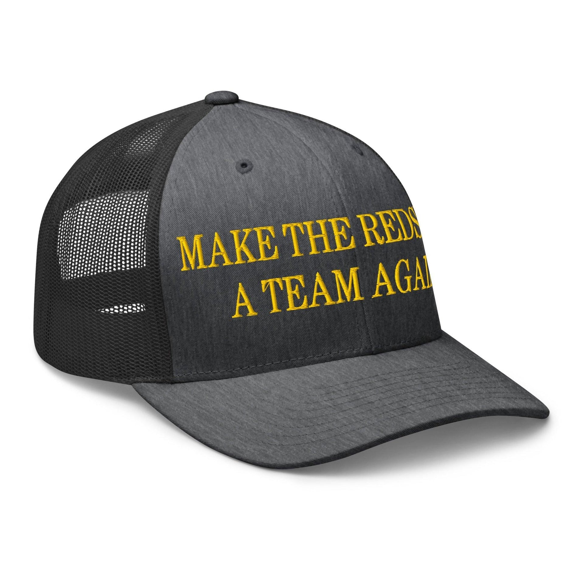 Make The Redskins a Team Again Embroidered Mesh Trucker Hat Capital Crowns LADs Make Again Trucker Hats