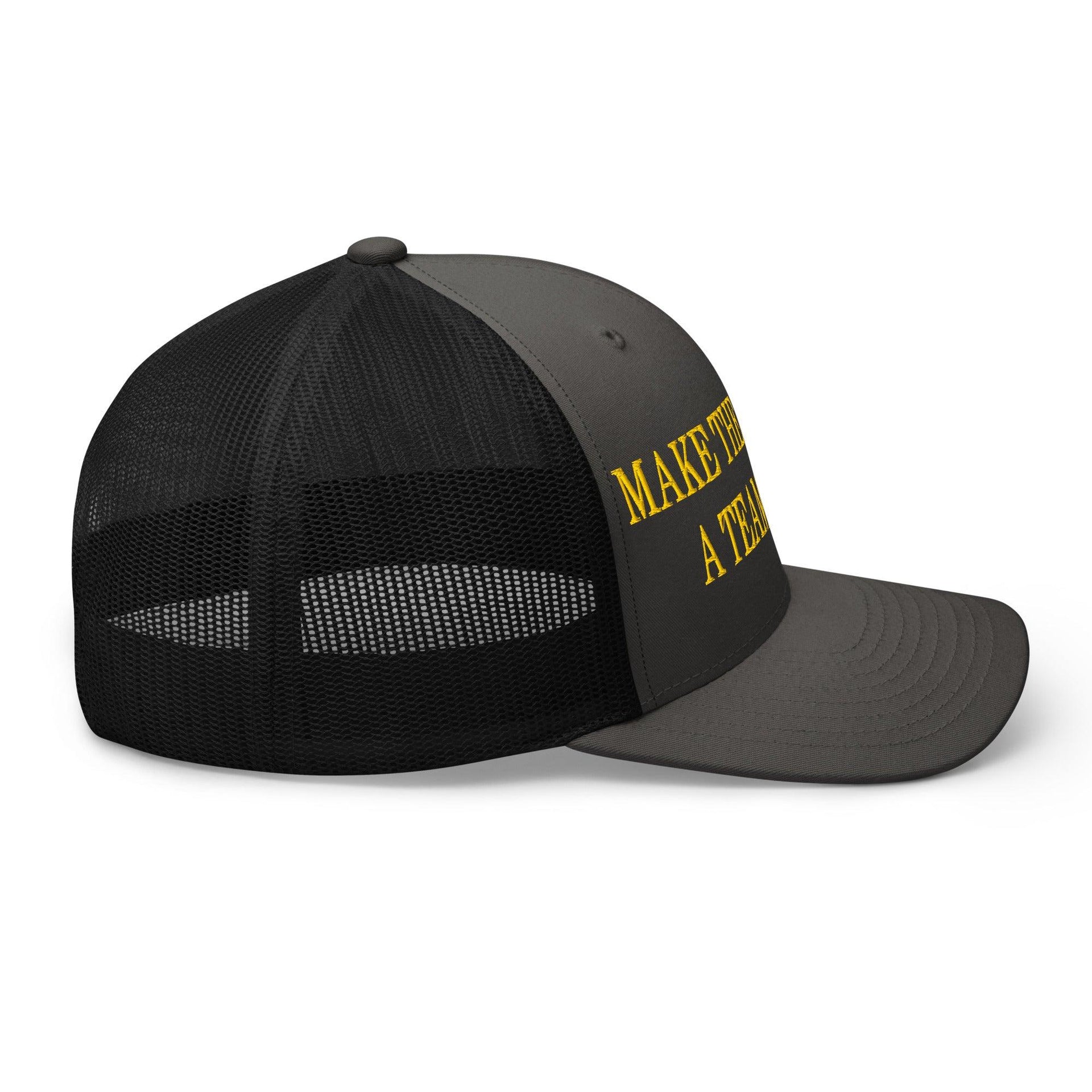 Make The Redskins a Team Again Embroidered Mesh Trucker Hat Capital Crowns LADs Make Again Trucker Hats