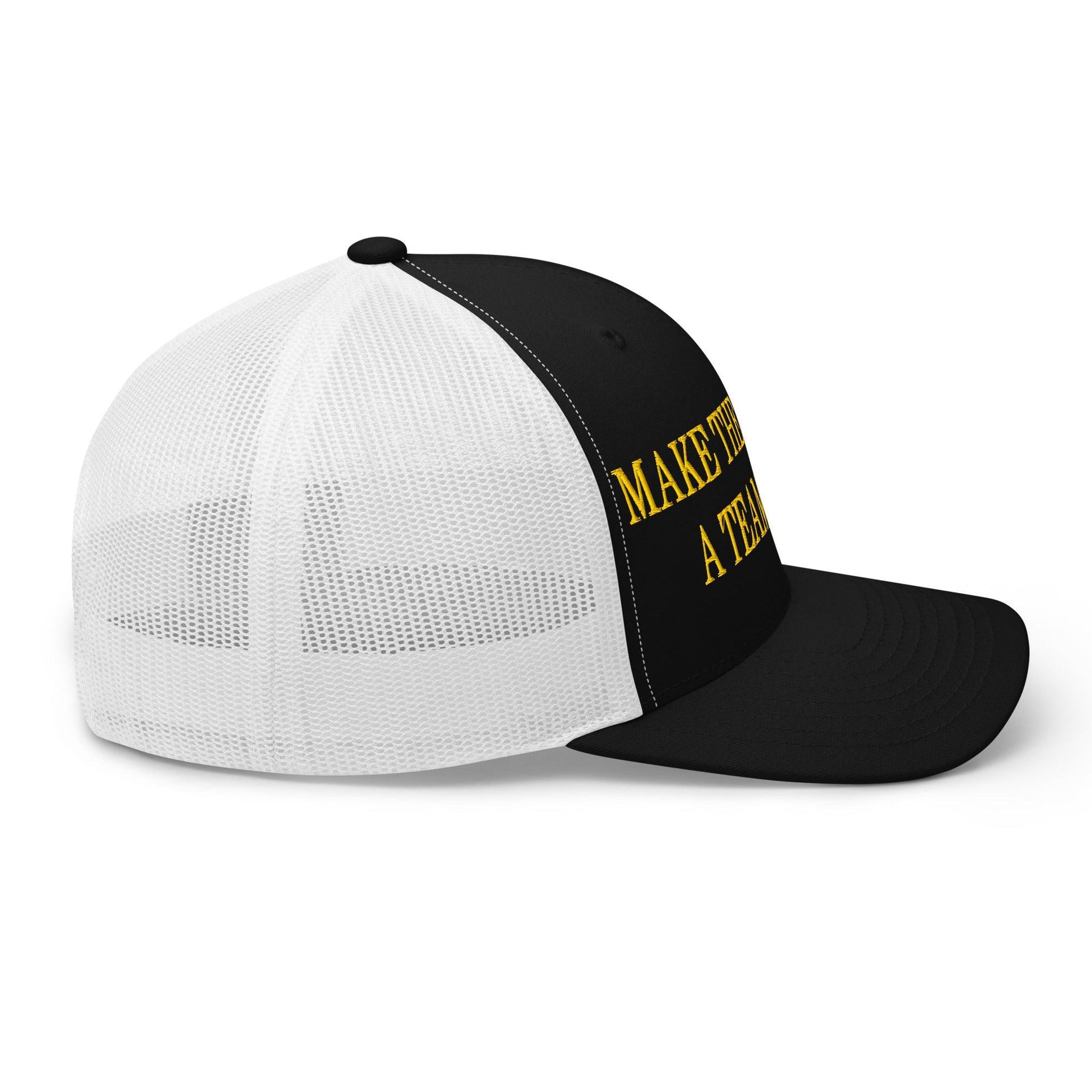 Make The Redskins a Team Again Embroidered Mesh Trucker Hat Capital Crowns LADs Make Again Trucker Hats