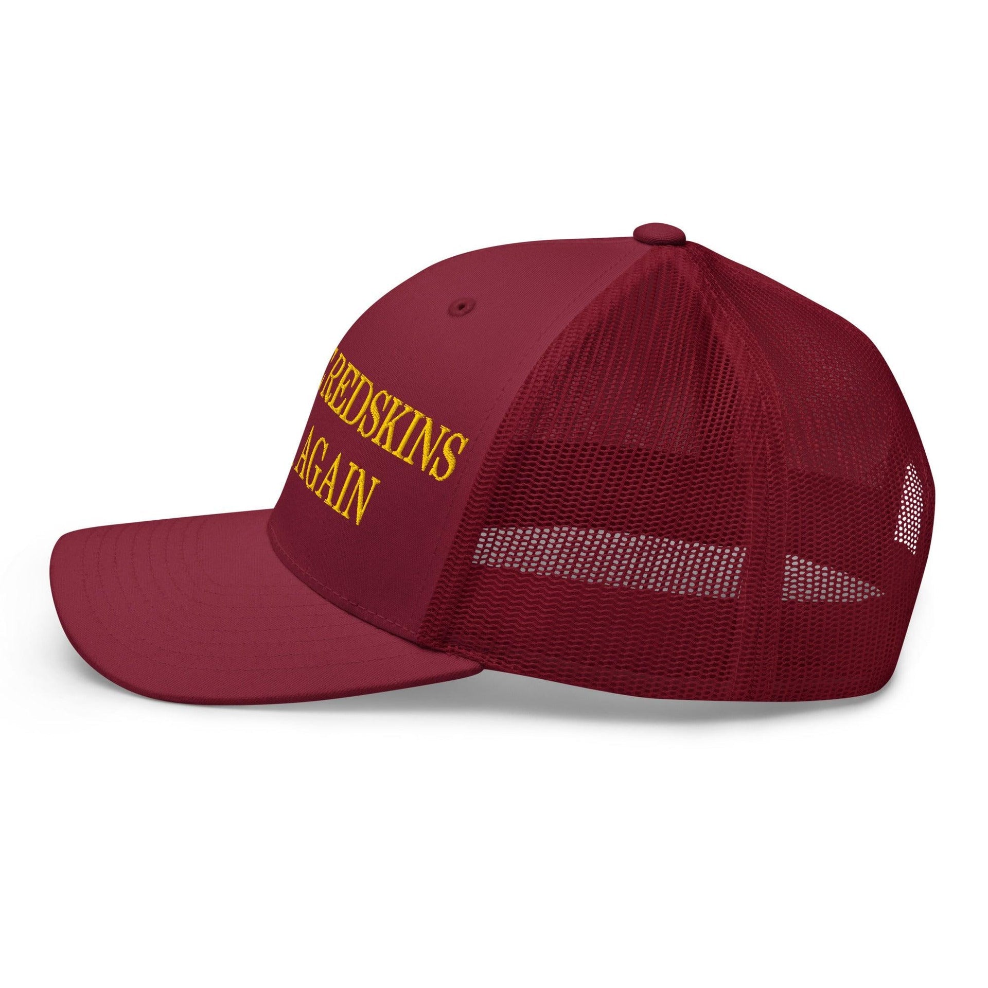 Make The Redskins a Team Again Embroidered Mesh Trucker Hat Capital Crowns LADs Make Again Trucker Hats