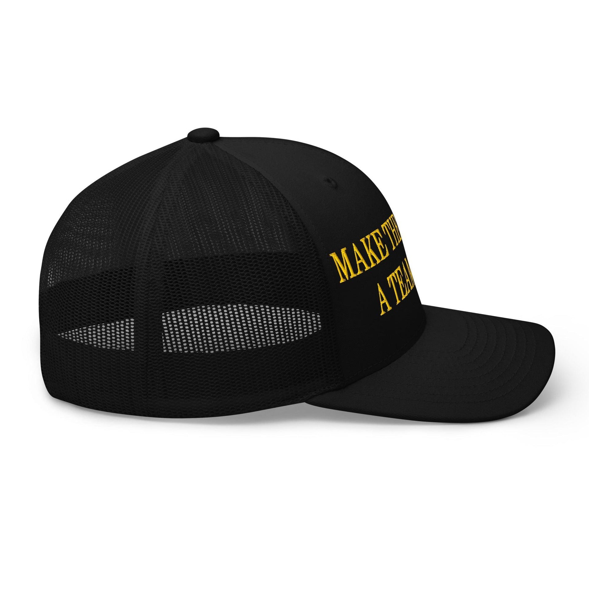 Make The Redskins a Team Again Embroidered Mesh Trucker Hat Capital Crowns LADs Make Again Trucker Hats