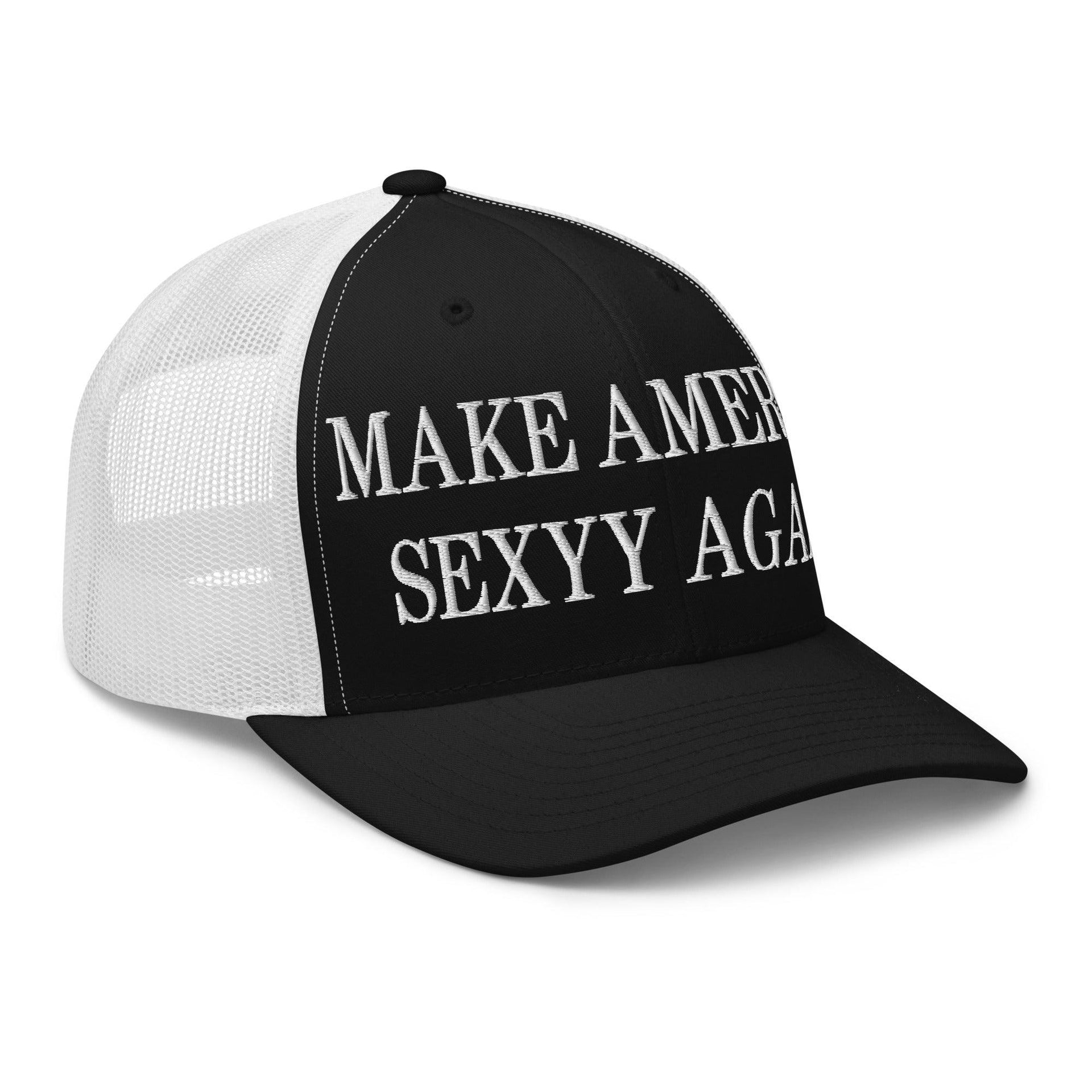 Make Us Sexyy Again Embroidered Mesh Trucker Hat Capital Crowns Make Again Trucker Hats