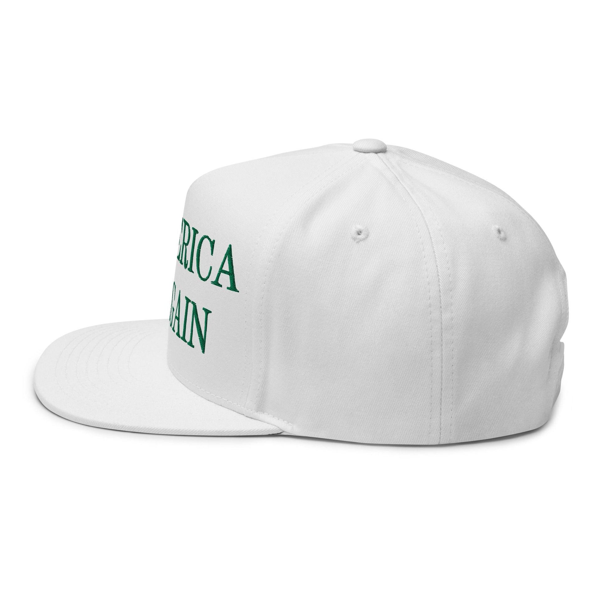 Make Us Slime Again Embroidered 5 Panel Flat Bill Brim Snapback Hat Capital Crowns Make Again