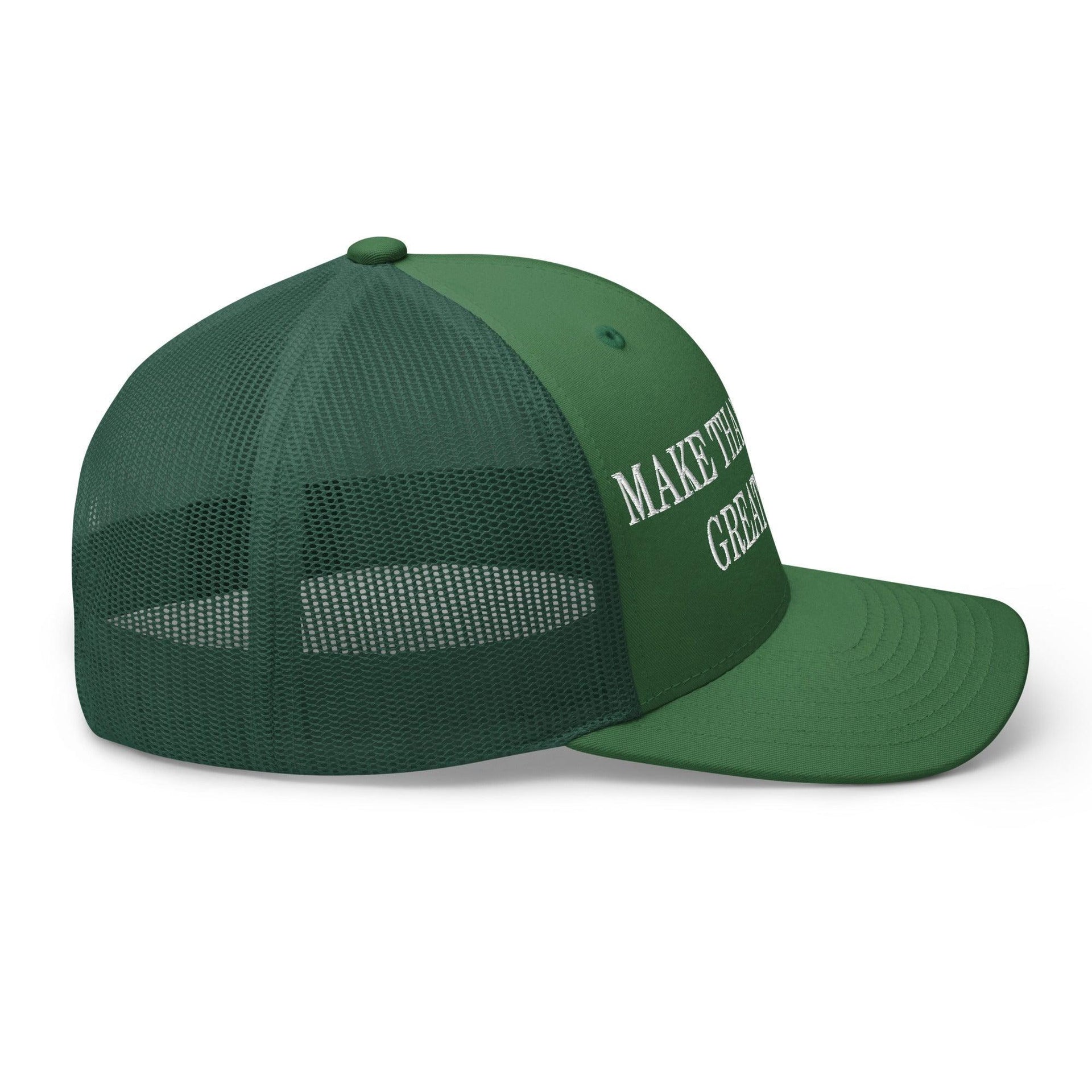 Make Thanksgiving Great Again Embroidered Mesh Trucker Hat Capital Crowns LADs Make Again Trucker Hats