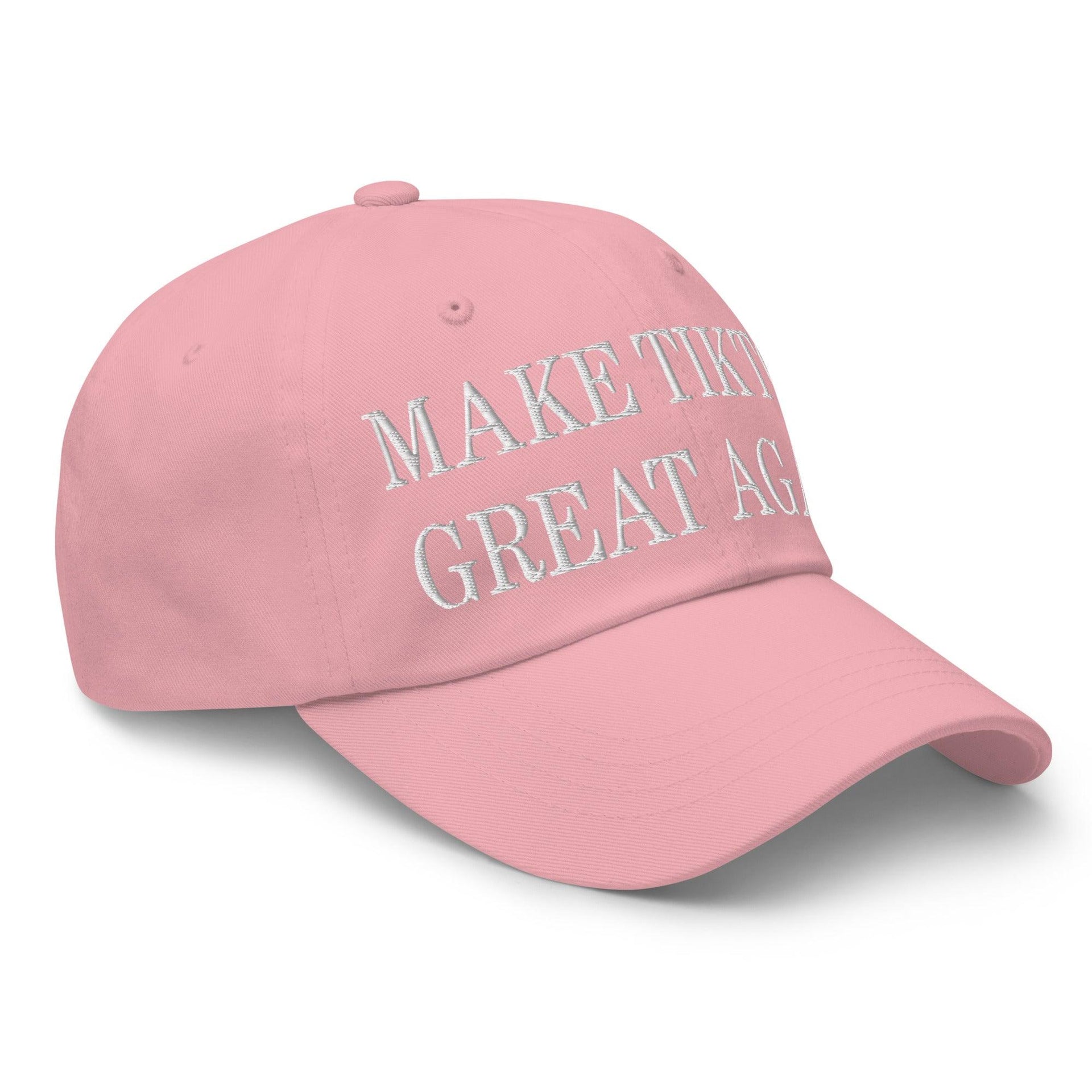 Make TikTok Great Again Embroidered Dad Hat Capital Crowns Dad Hats LADs Make Again