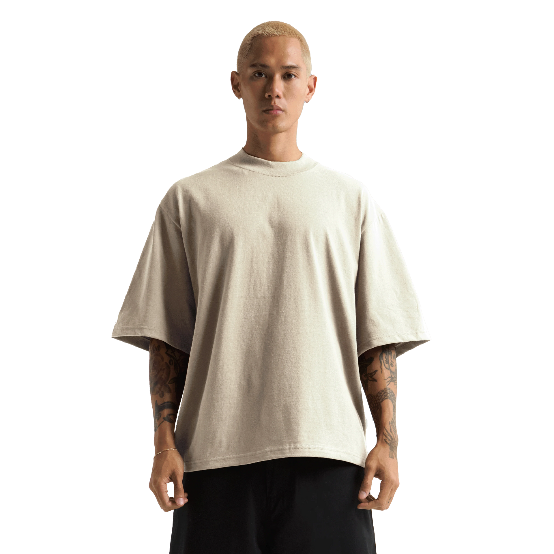 Max Heavyweight Oversized Short Sleeve tee Off White COTTON Heavyweight MEN NEW ARRIVALS newarrivals OVERSIZED Shaka Wear SHORTSLEEVES