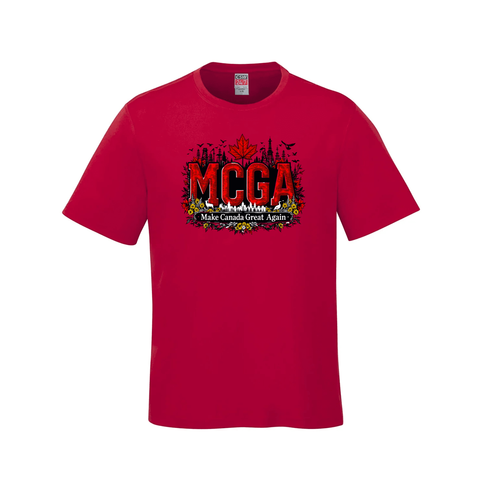 MCGA Make Canada Great Again T-Shirt - 09 Red Canada Make Canada Great Again MCGA T-Shirts - Premium