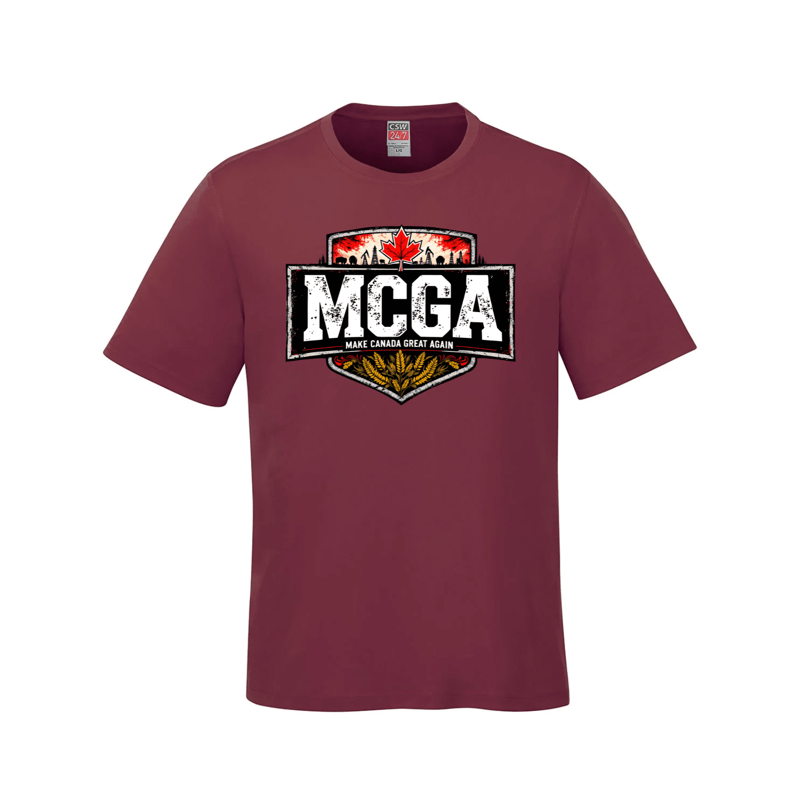 MCGA Shield Style Tee – Strength in Unity - 06 Canada Make Canada Great Again MCGA T-Shirts - Premium
