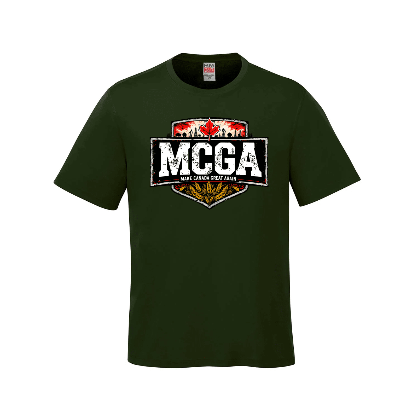 MCGA Shield Style Tee – Strength in Unity - 06 Canada Make Canada Great Again MCGA T-Shirts - Premium