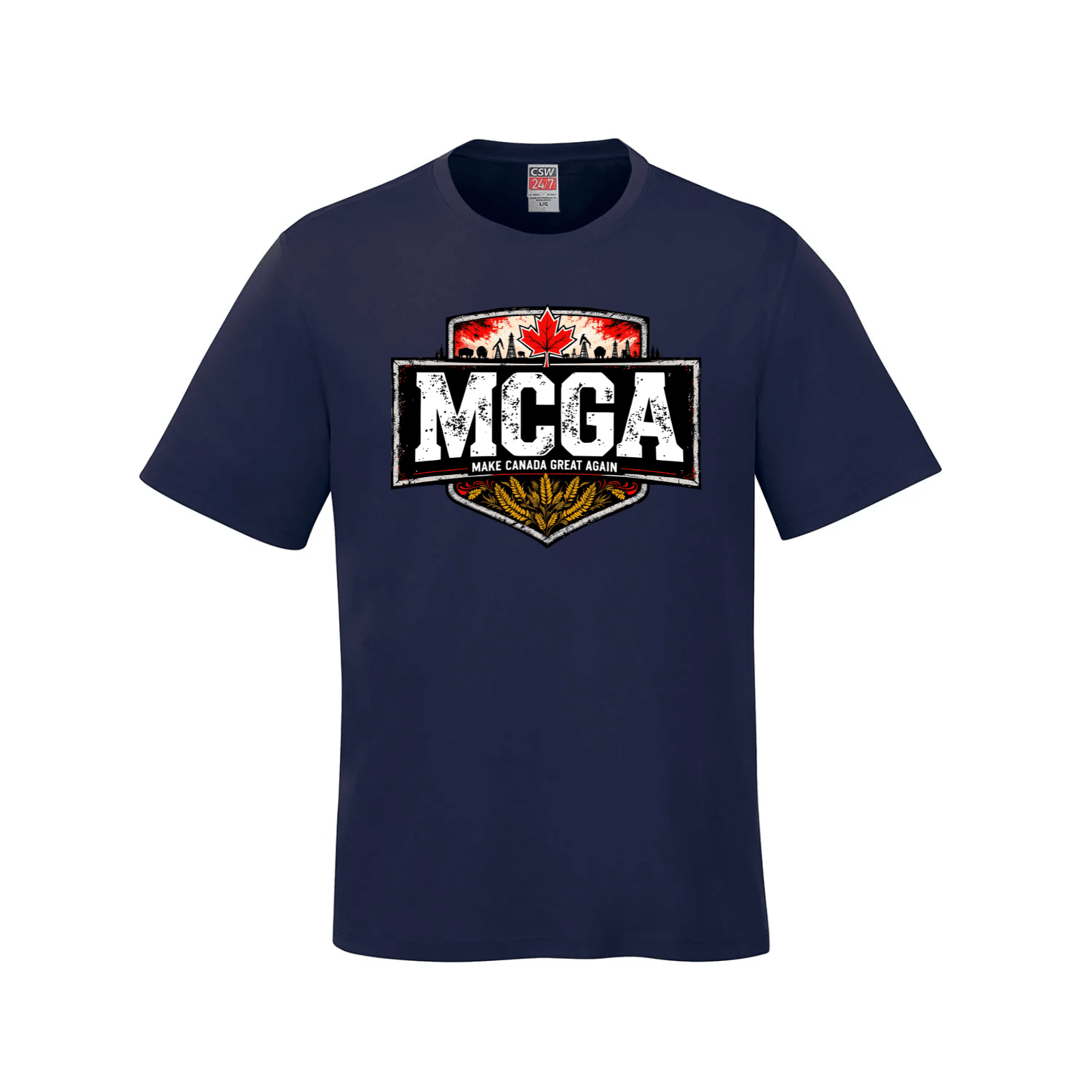 MCGA Shield Style Tee – Strength in Unity - 06 Canada Make Canada Great Again MCGA T-Shirts - Premium