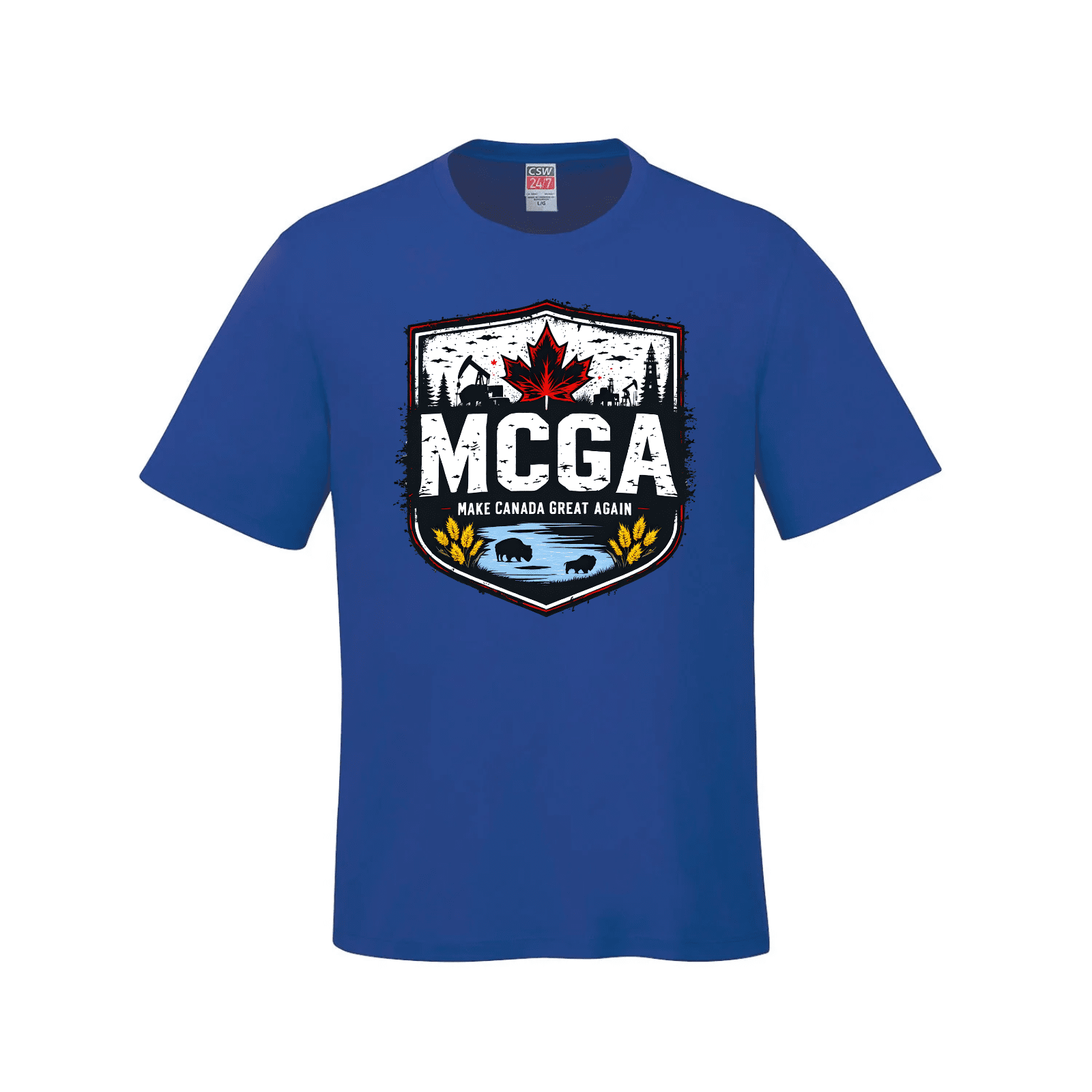 MCGA Western Heritage Tee – Honoring Canada’s Heartland - 05 Canada Make Canada Great Again MCGA T-Shirts - Premium