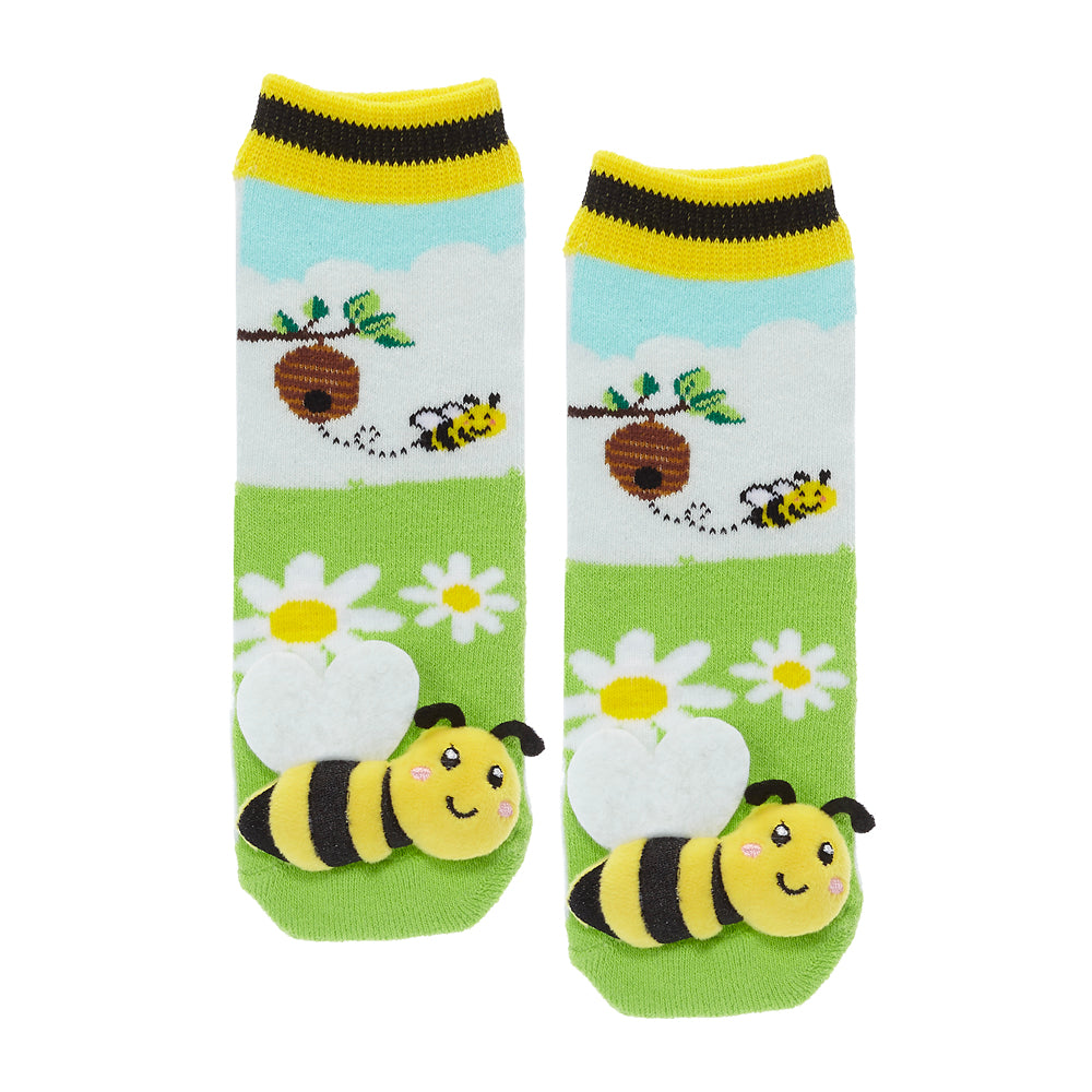 Messy Moose Socks, Baby Socks Bee, 6 Pack bee bee socks bumble bee Messy Moose Socks Slipper Socks
