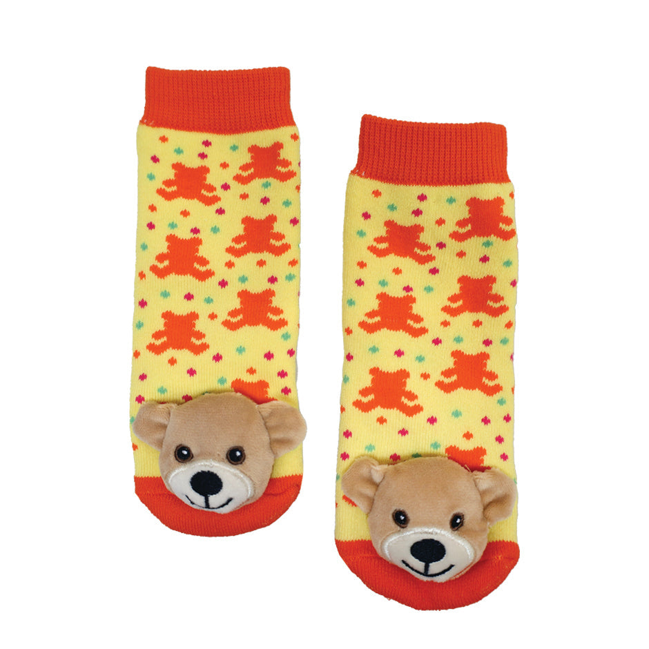Messy Moose Socks, Baby Socks Embroider Buddy, 6 Pack Baby orange Bear bear socks embroider buddy embroider buddy socks Embroider Buddy® Messy Moose Socks Slipper Socks