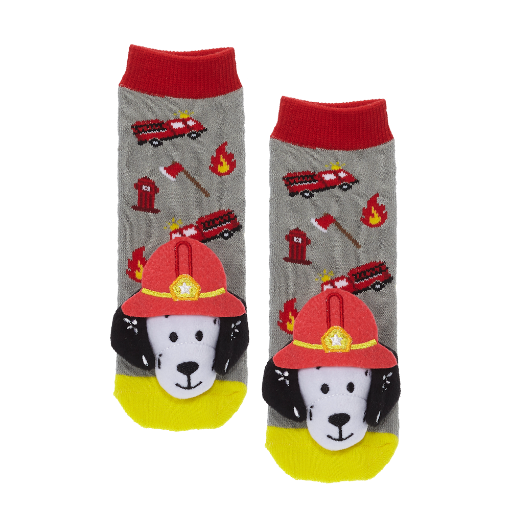 Messy Moose Socks, Dalmatian, 6 Pack Baby Gray Messy Moose Socks Slipper Socks