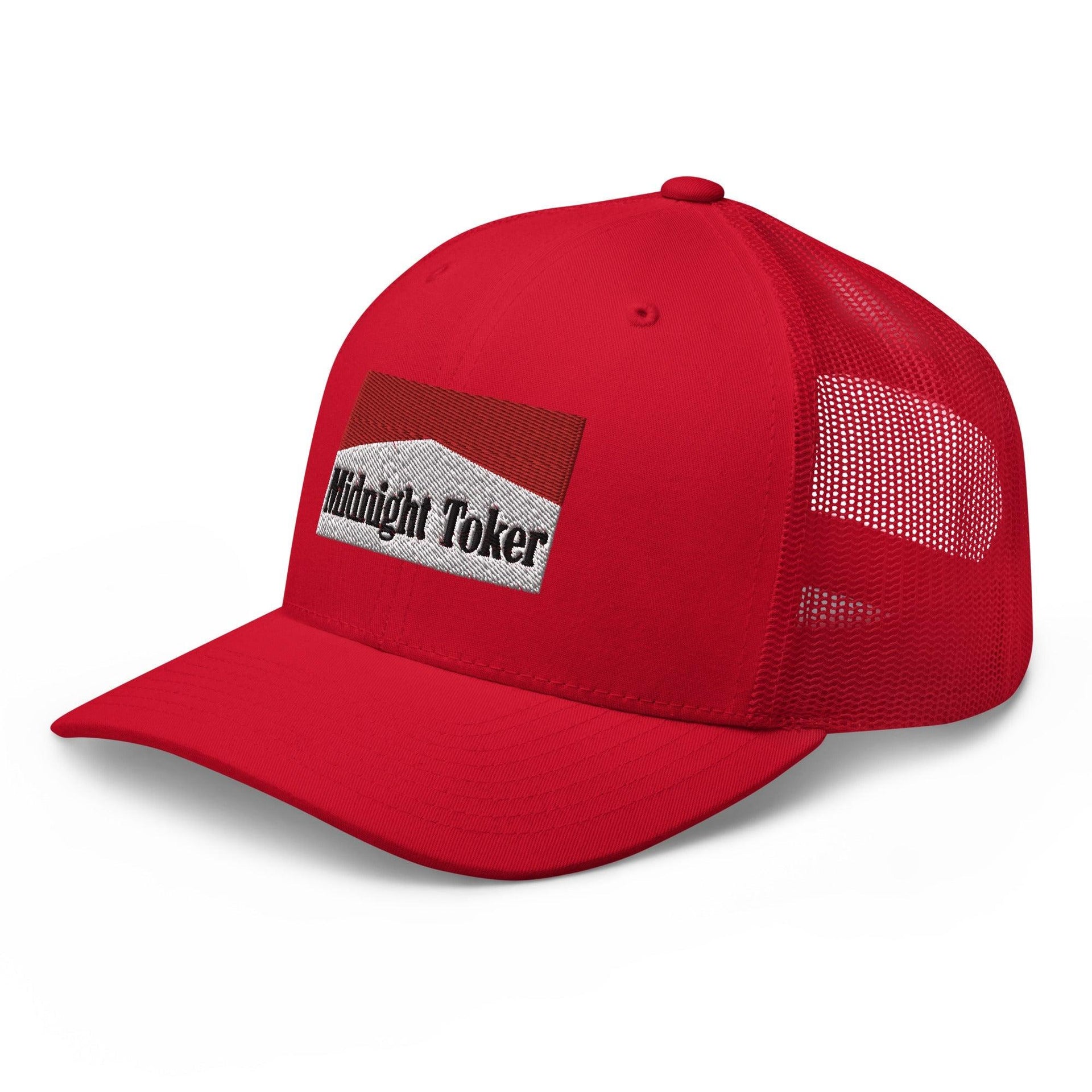 Midnight Toker Retro Trucker Hat Capital Crowns Funny Trucker Hats