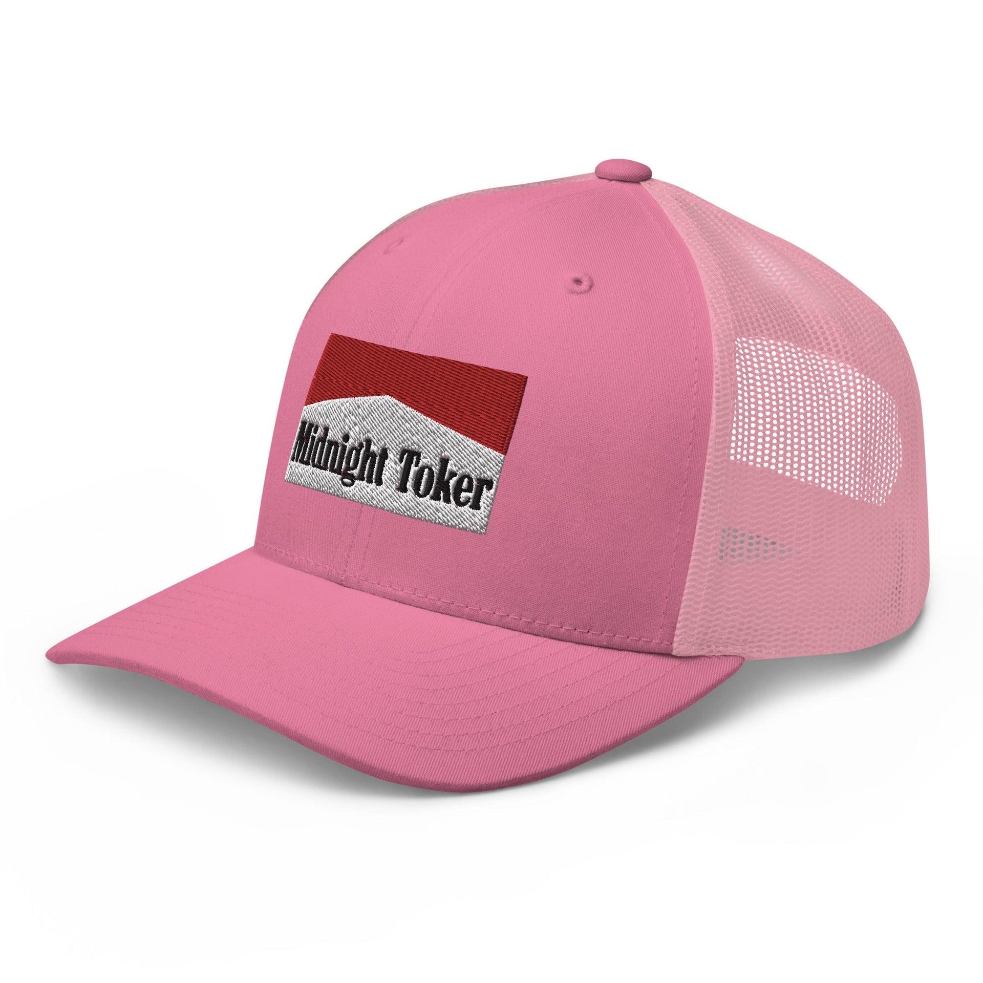 Midnight Toker Retro Trucker Hat Capital Crowns Funny Trucker Hats