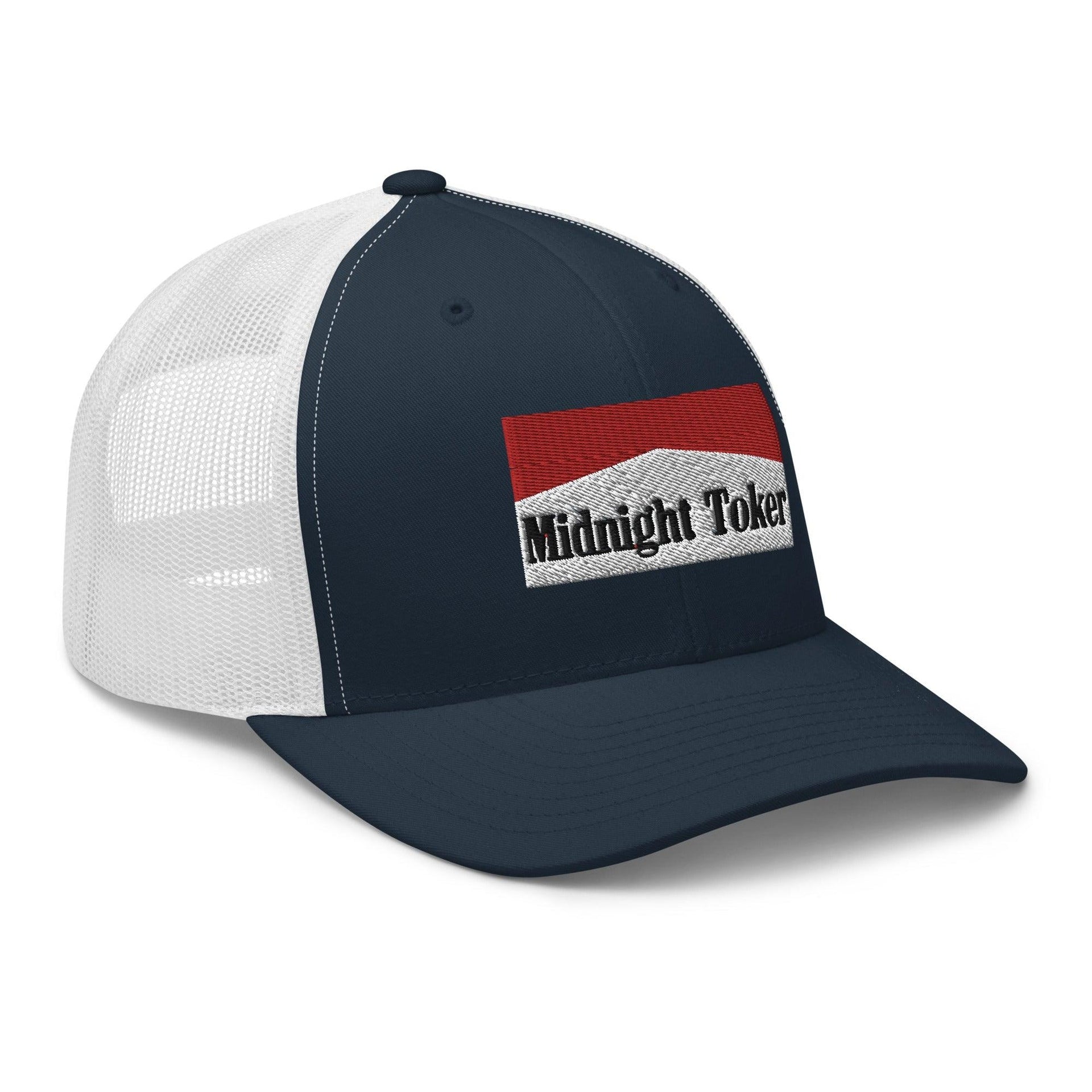 Midnight Toker Retro Trucker Hat Capital Crowns Funny Trucker Hats