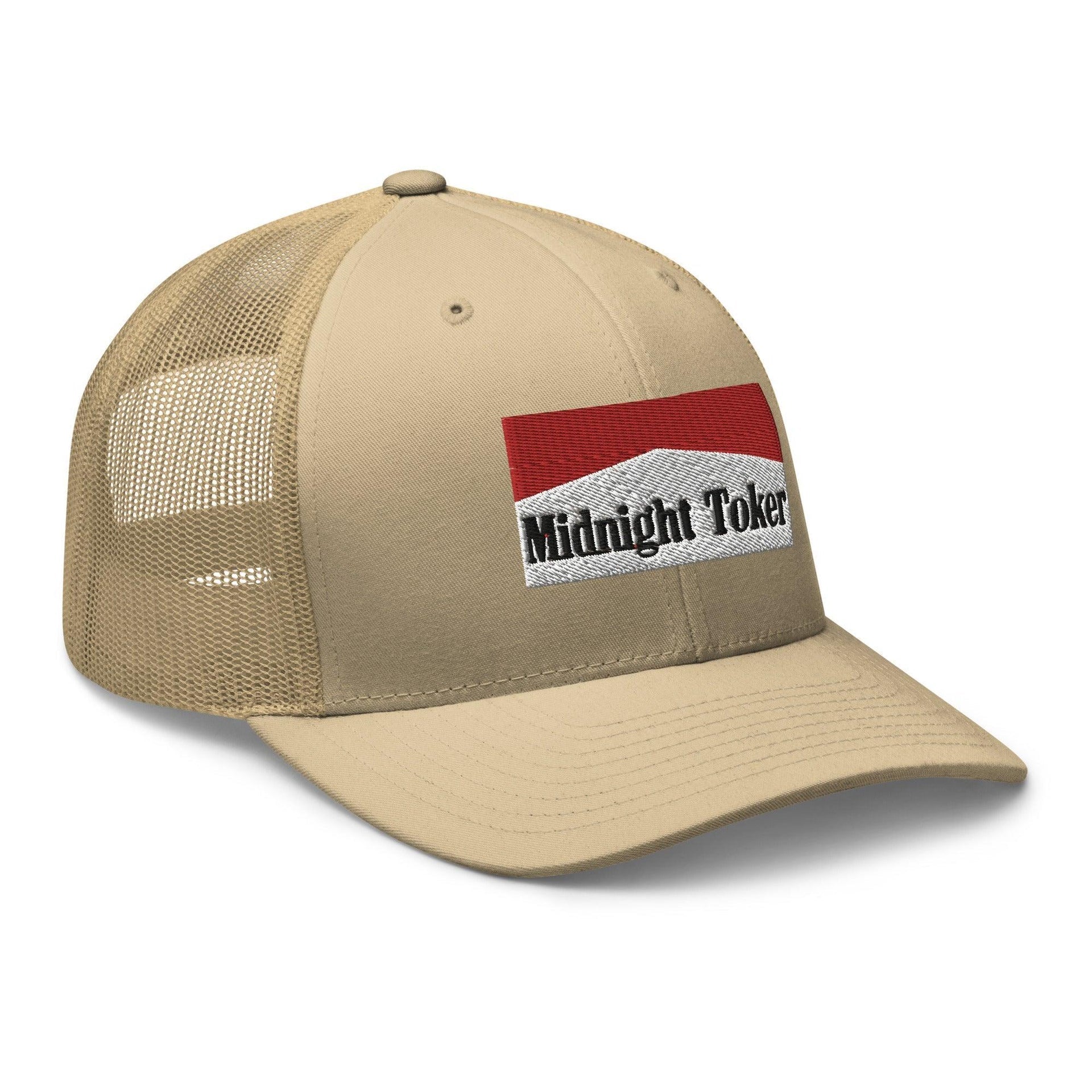 Midnight Toker Retro Trucker Hat Capital Crowns Funny Trucker Hats